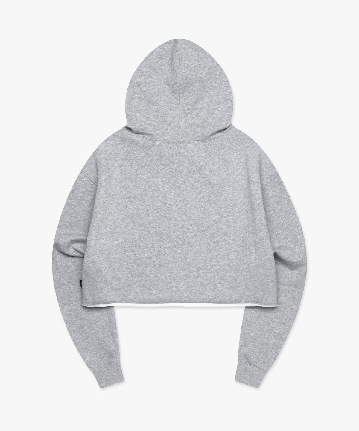 엘엠씨(LMC) WM RAW EDGE CROPPED HOODIE heather gray