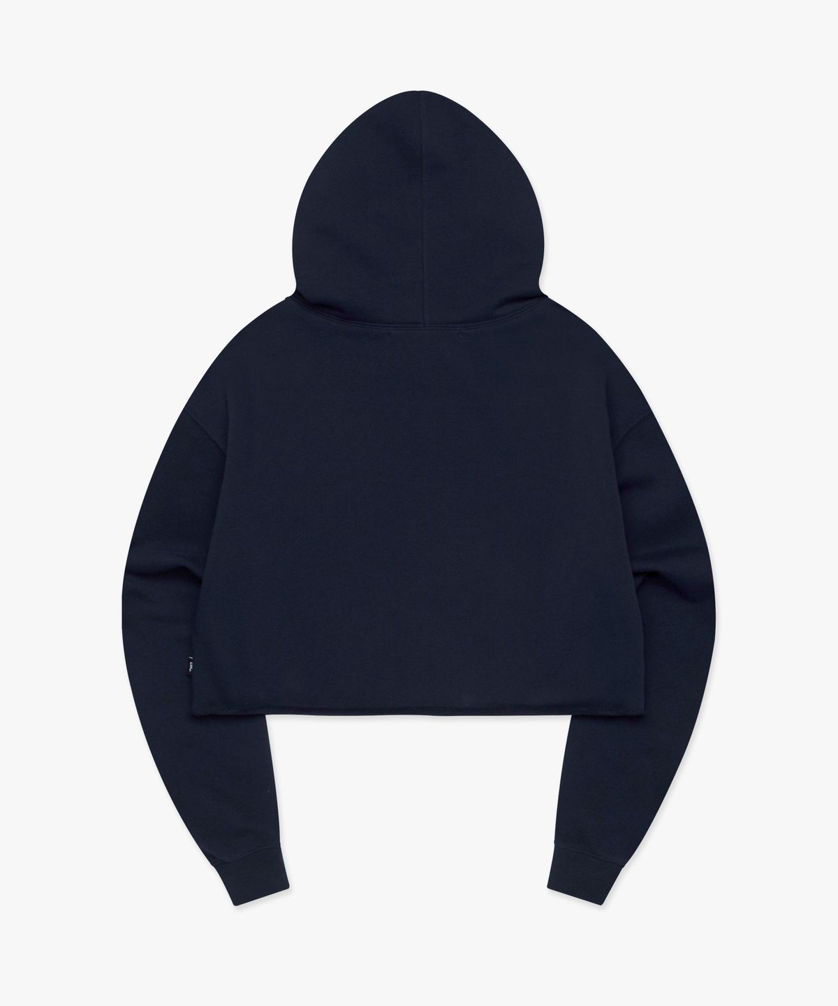 엘엠씨(LMC) WM RAW EDGE CROPPED HOODIE navy