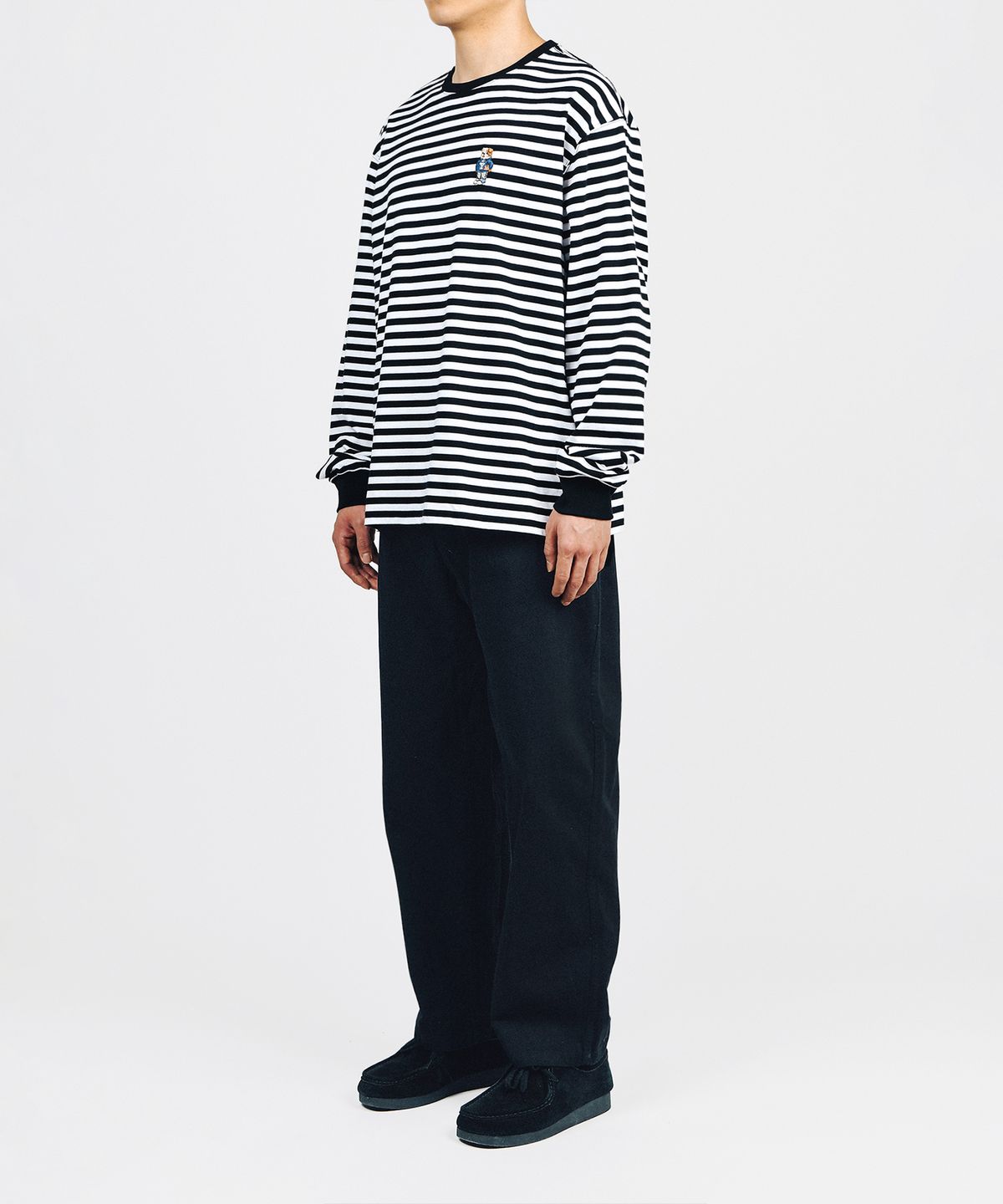 예일(YALE) 엠브로이더리 댄 롱슬리브_레몬 옐로우
