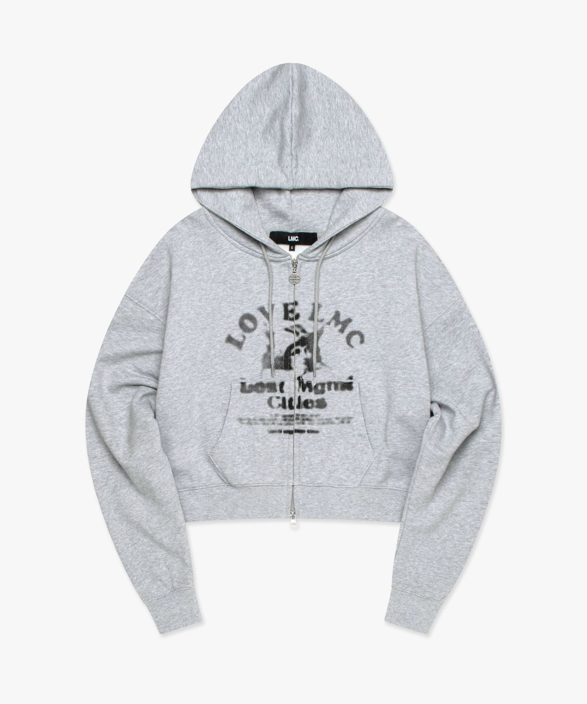엘엠씨(LMC) WM LOVE ANGEL ZIP-UP HOODIE heather gray