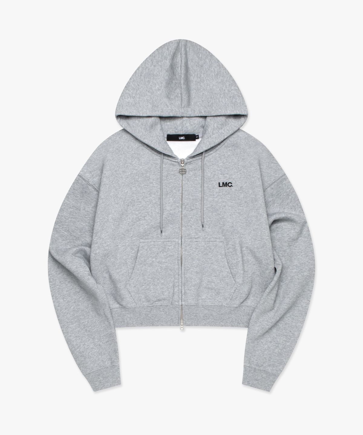 엘엠씨(LMC) WM OG CROPPED ZIP-UP HOODIE heather gray
