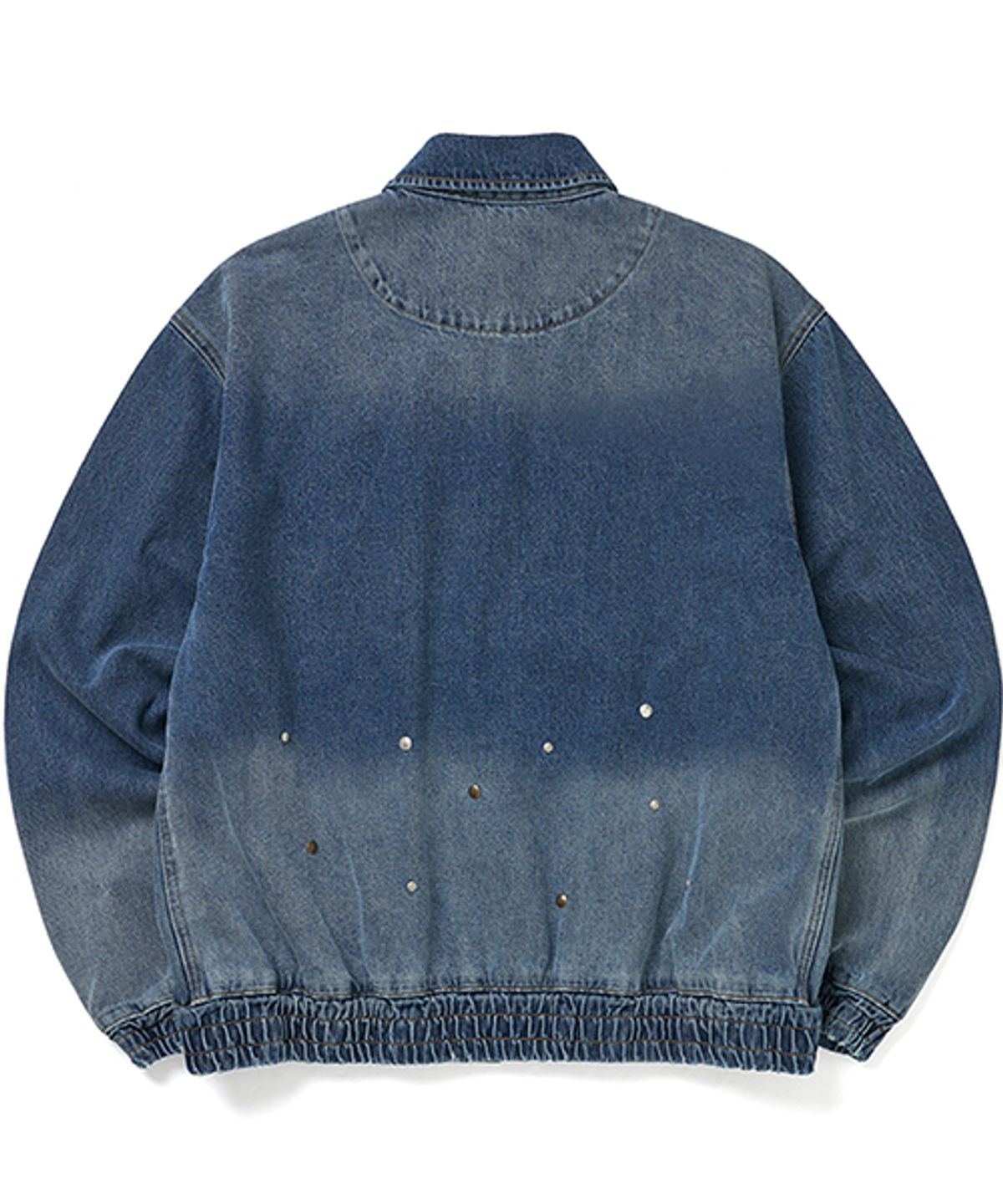위캔더스(WKNDRS) STUDDED DENIM JACKET (DENIM)