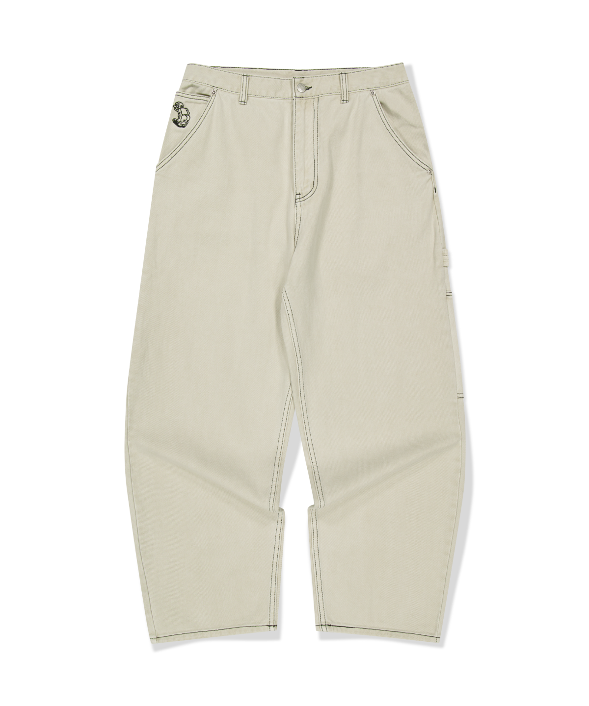 위캔더스(WKNDRS) DRAGGY WORK PANTS (IVORY)