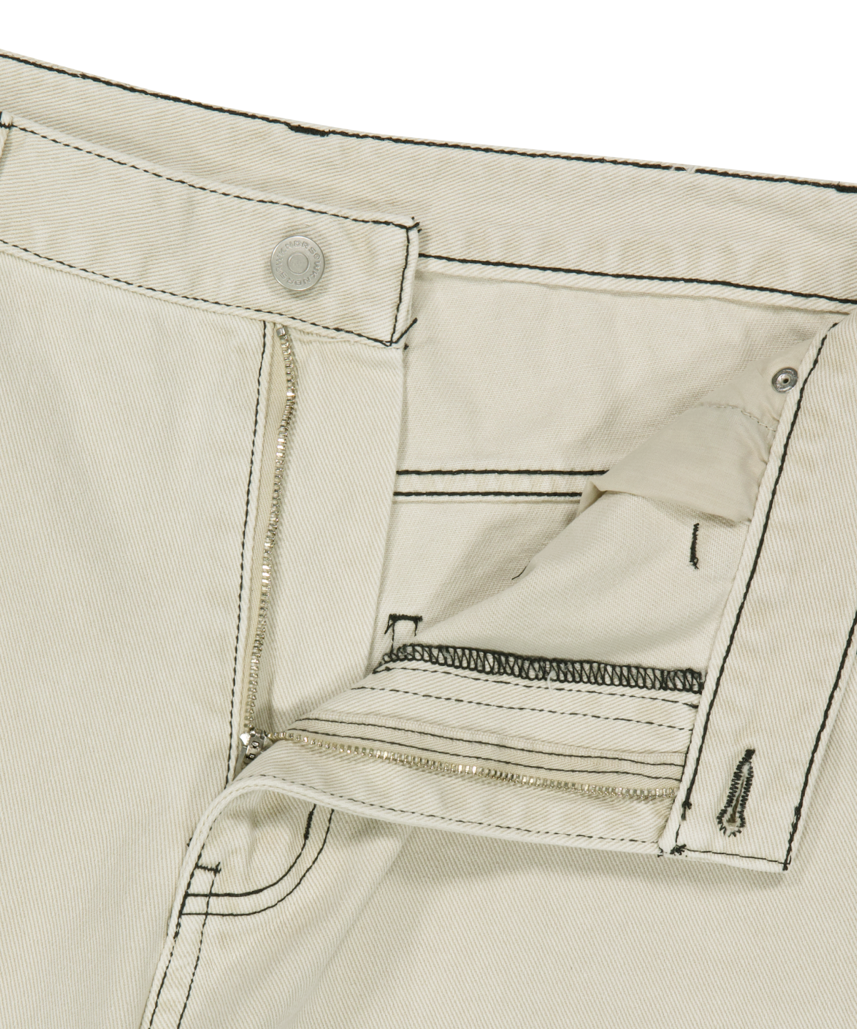 위캔더스(WKNDRS) DRAGGY WORK PANTS (IVORY)