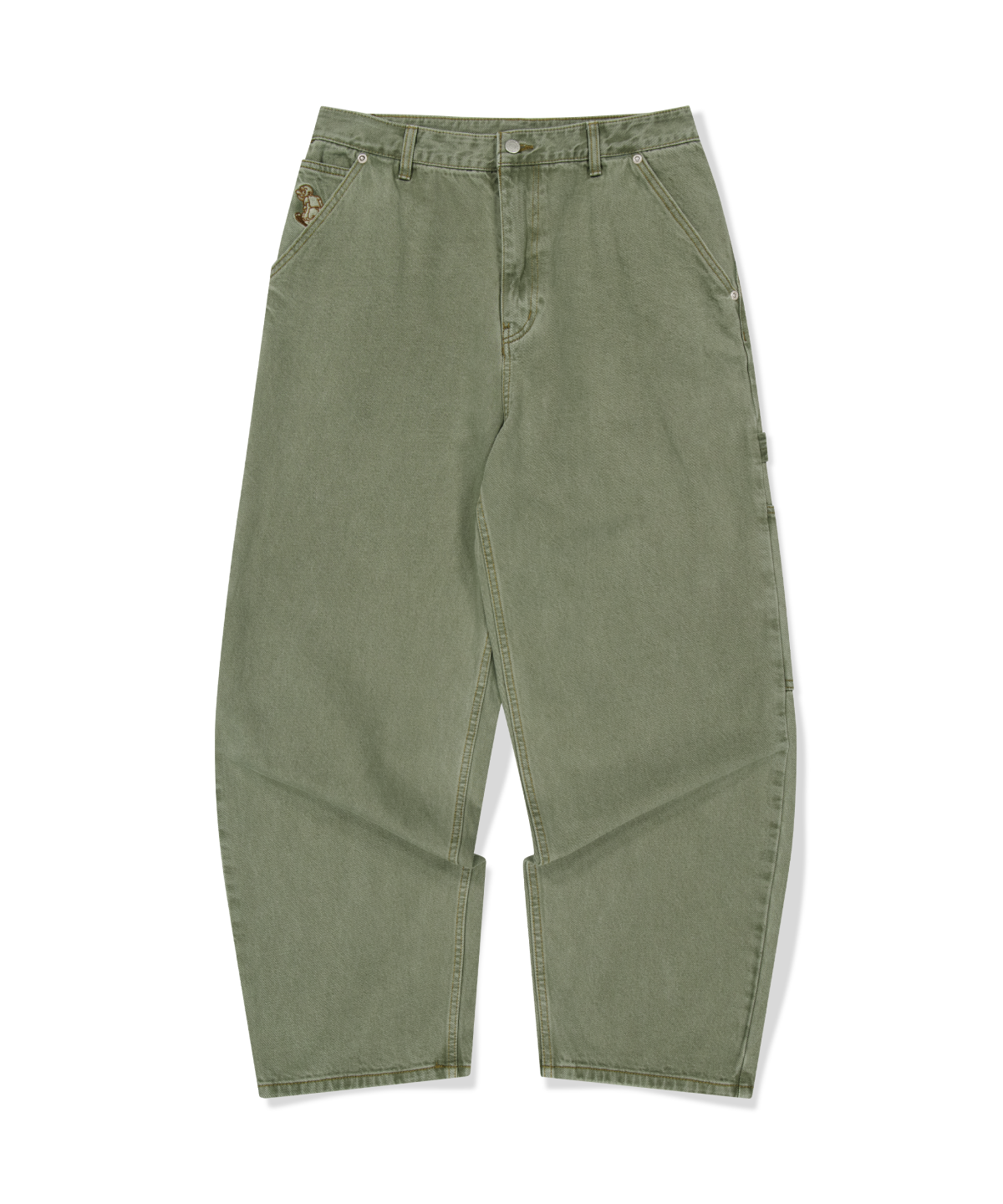 위캔더스(WKNDRS) DRAGGY WORK PANTS (OLIVE)