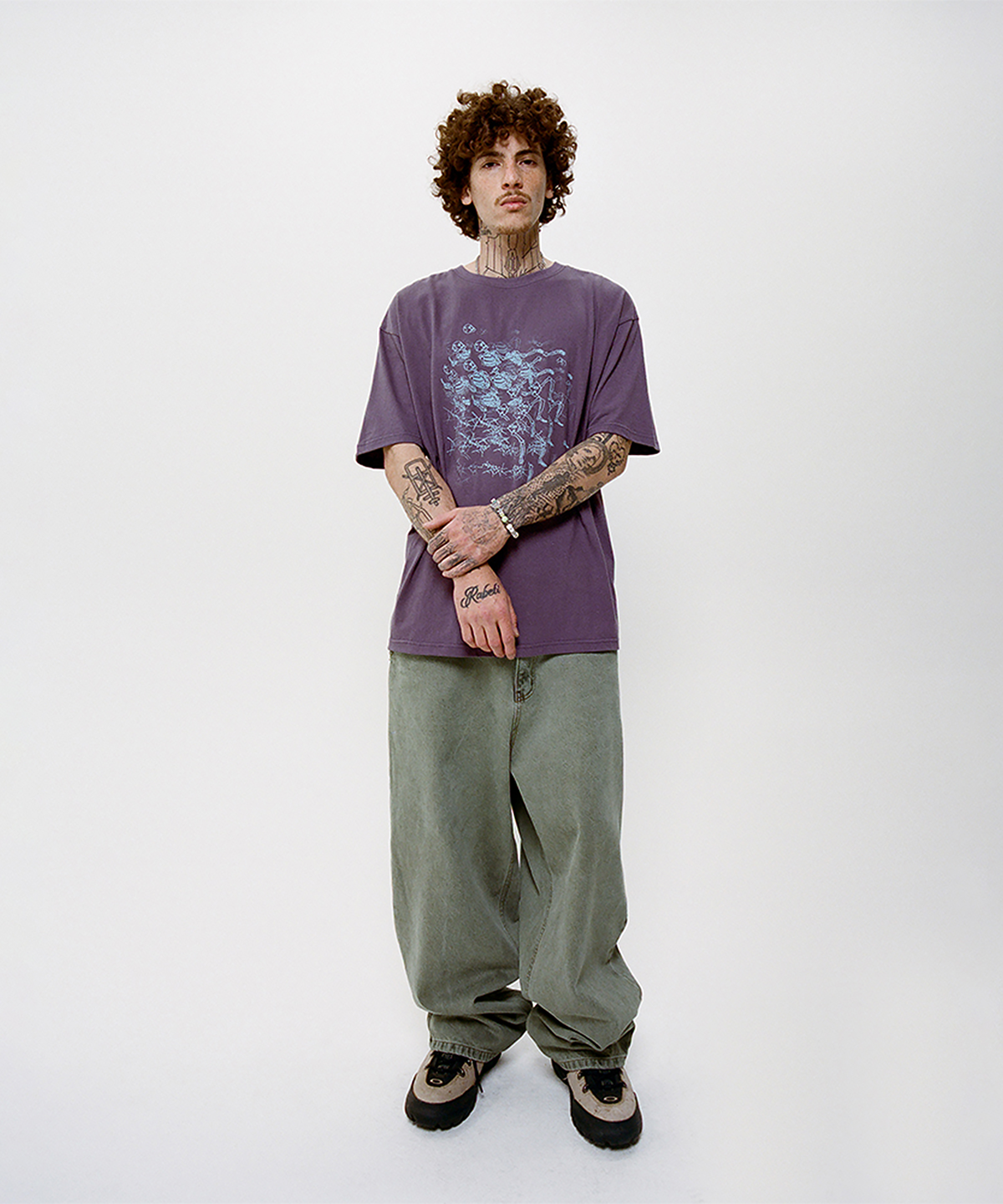 위캔더스(WKNDRS) DRAGGY WORK PANTS (OLIVE)