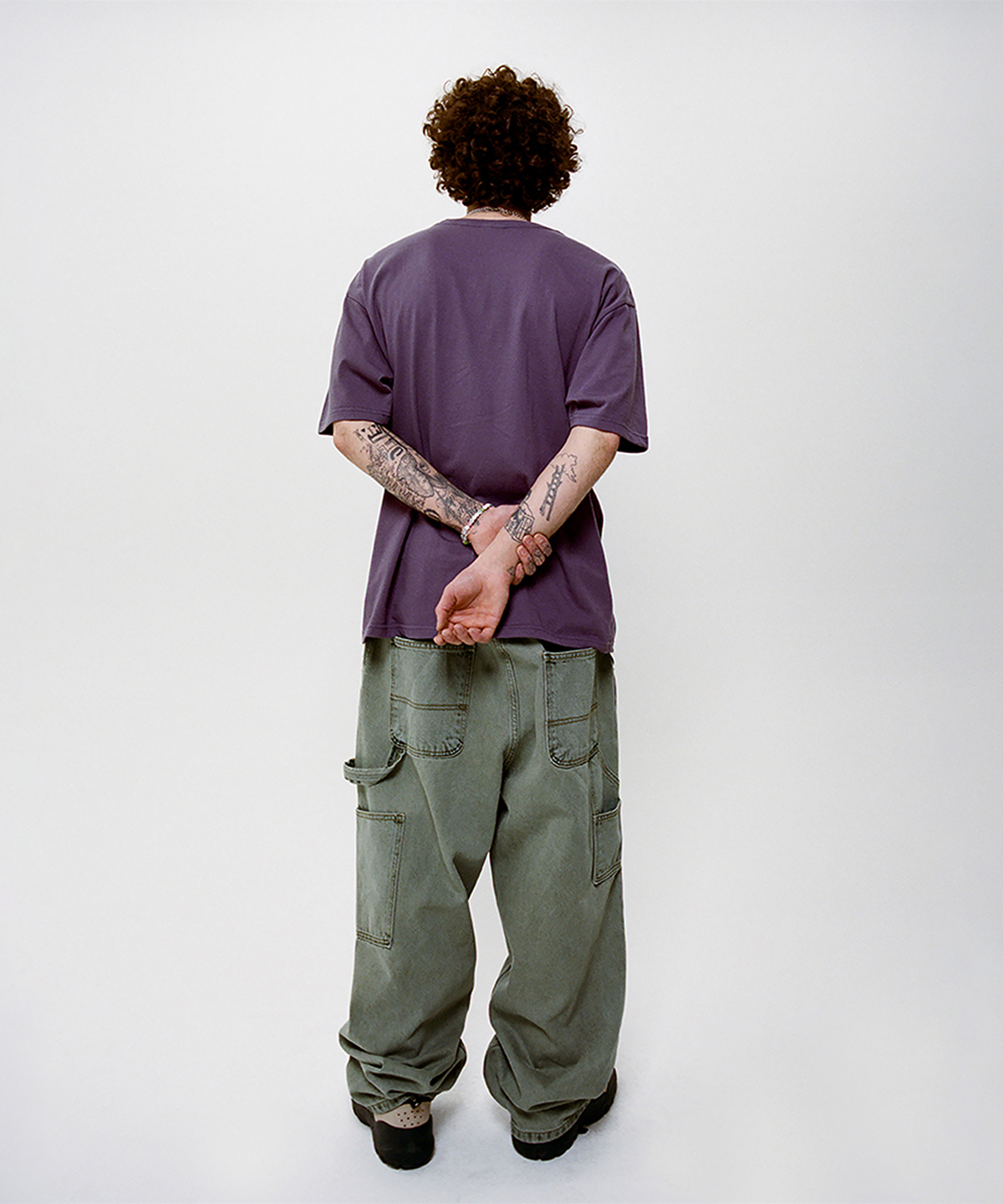 위캔더스(WKNDRS) DRAGGY WORK PANTS (OLIVE)