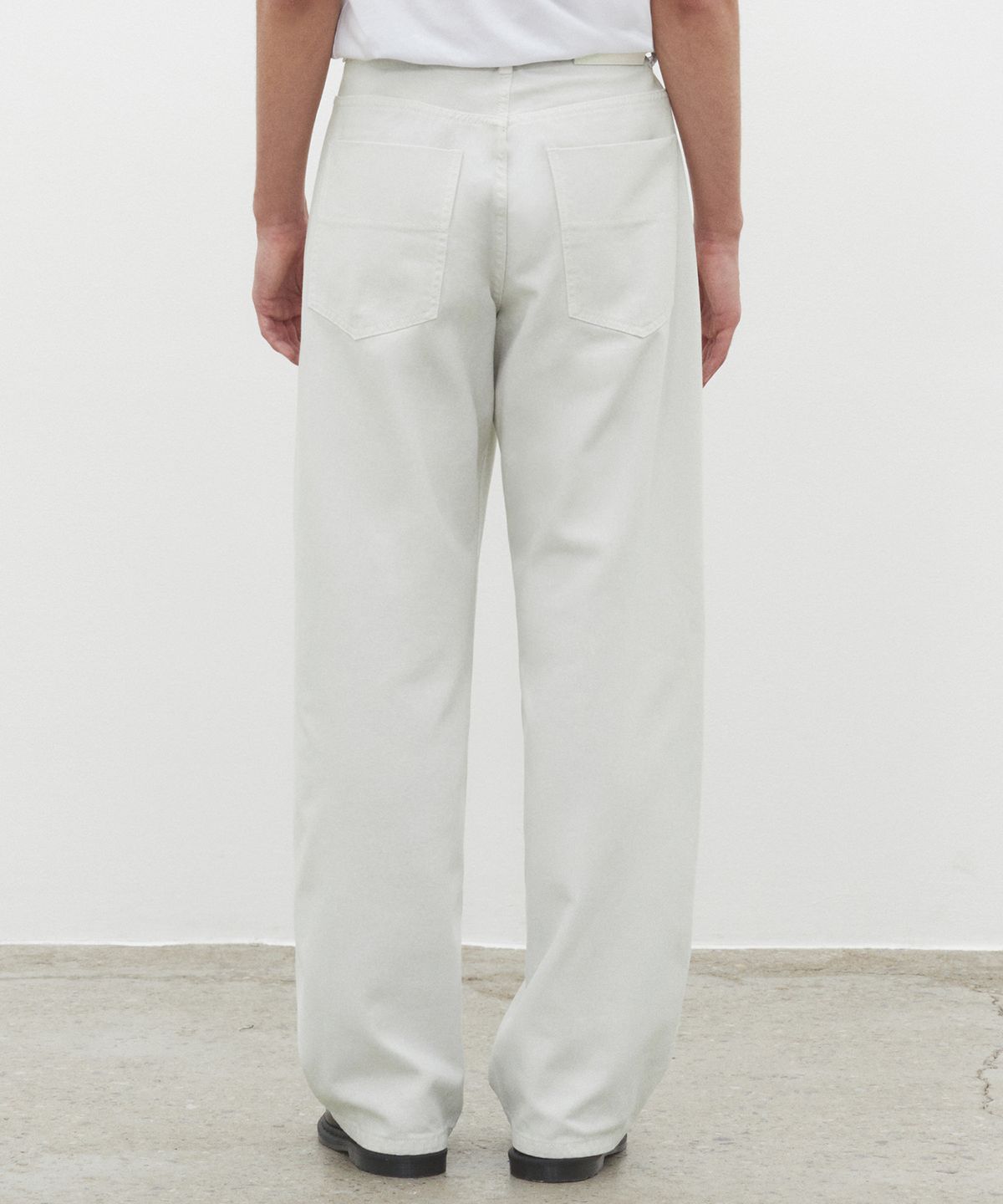 데케트(DECET) Mid Rise Wide Jeans DCPT027LightGray