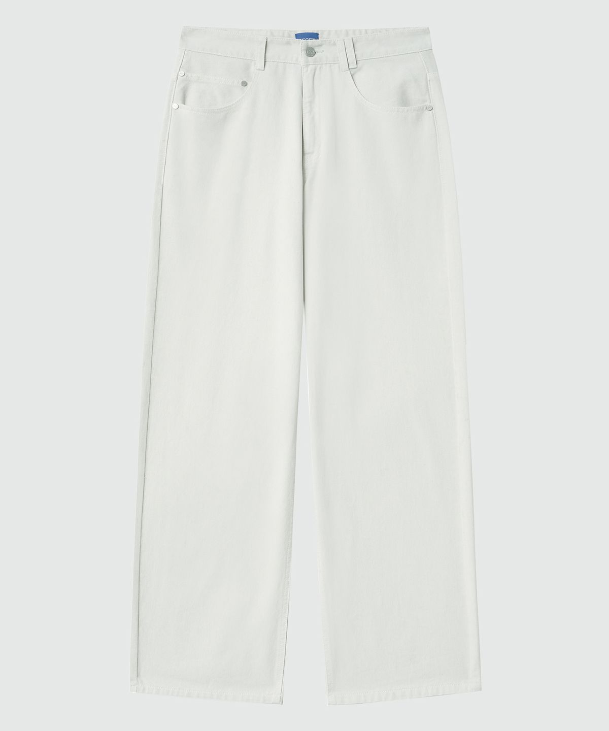 데케트(DECET) Mid Rise Wide Jeans DCPT027LightGray