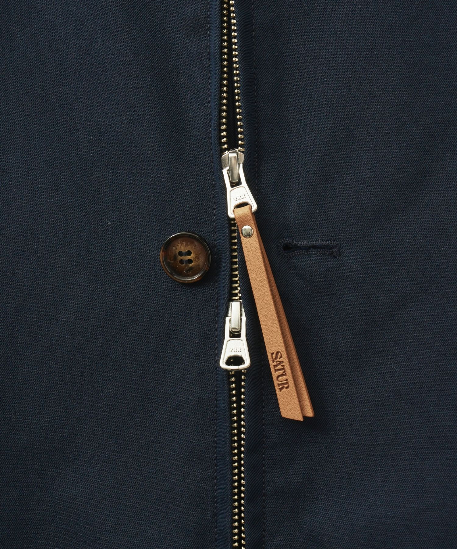 MUSINSA | SATUR Lecce Cotton Herrington Jacket Classic Navy