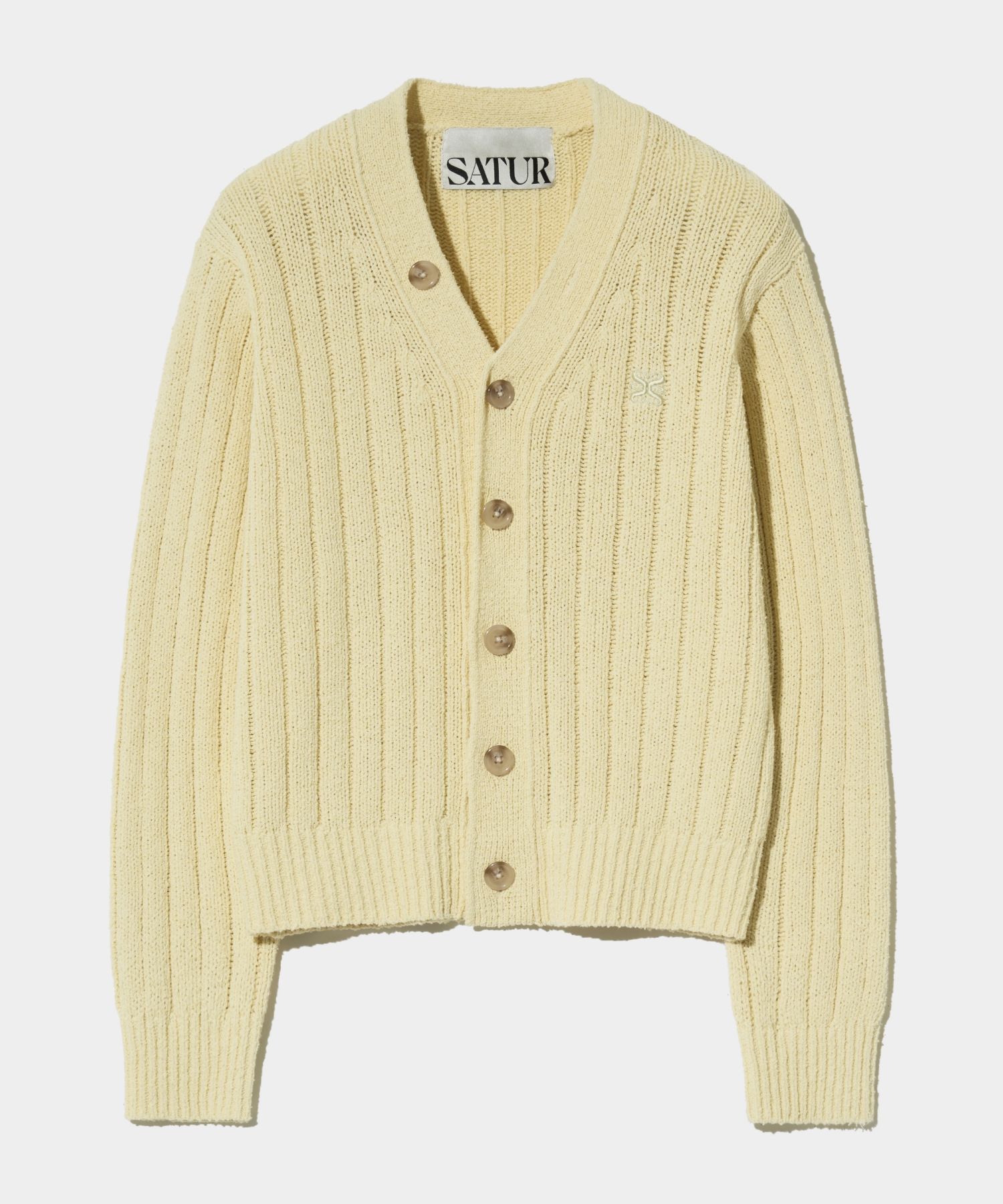 通販 激安 MUSINSA | cream butter cardigan bouclé oversized Faro SATUR トップス