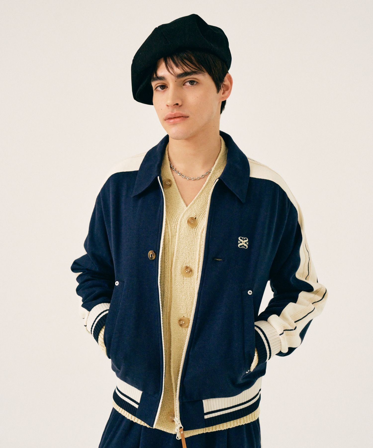 ☆SATUR☆Faro Over Size Boucle Cardigan (SATUR/カーディガン