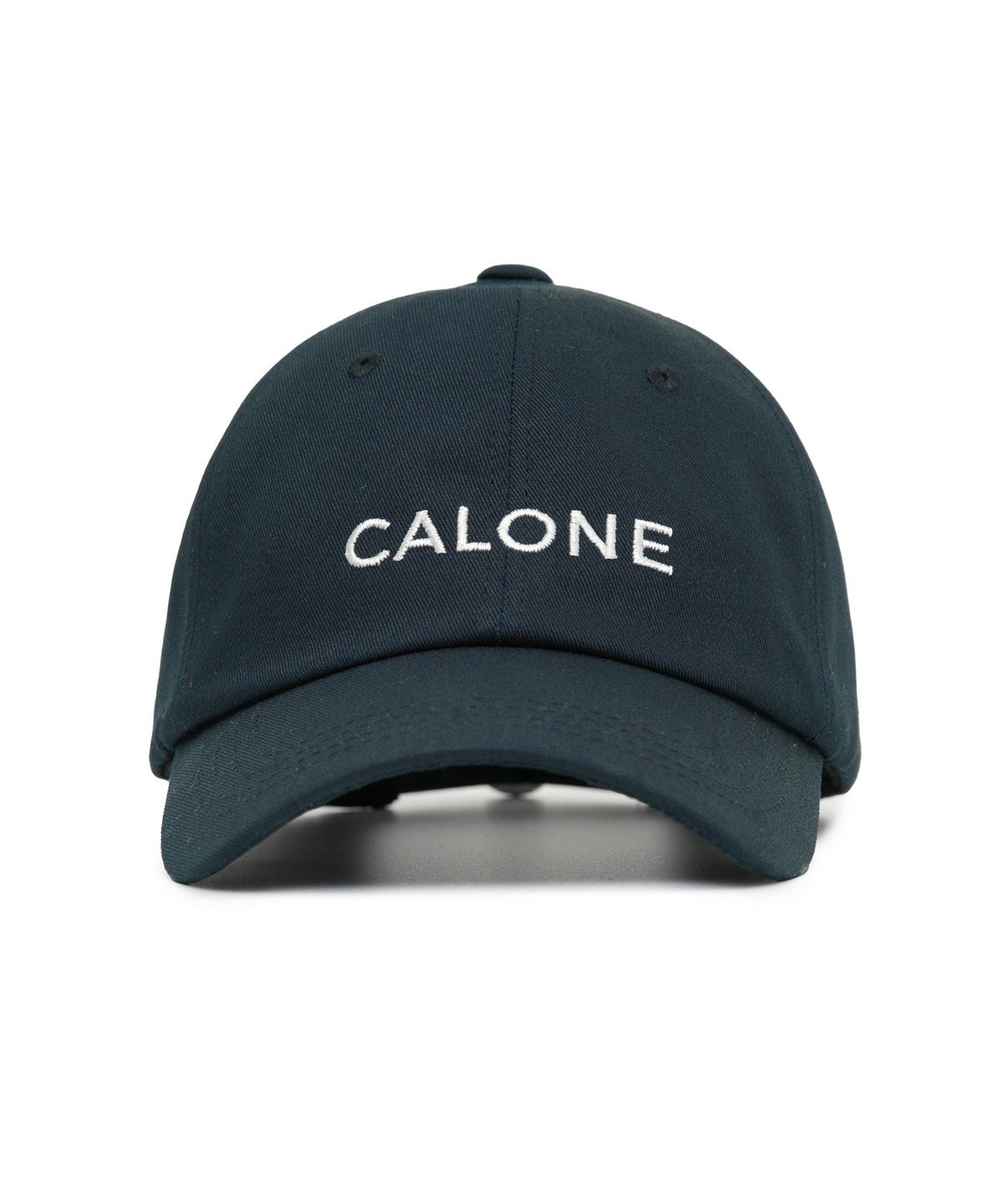 칼론(CALONE) 칼론 로고 코튼 볼캡 네이비