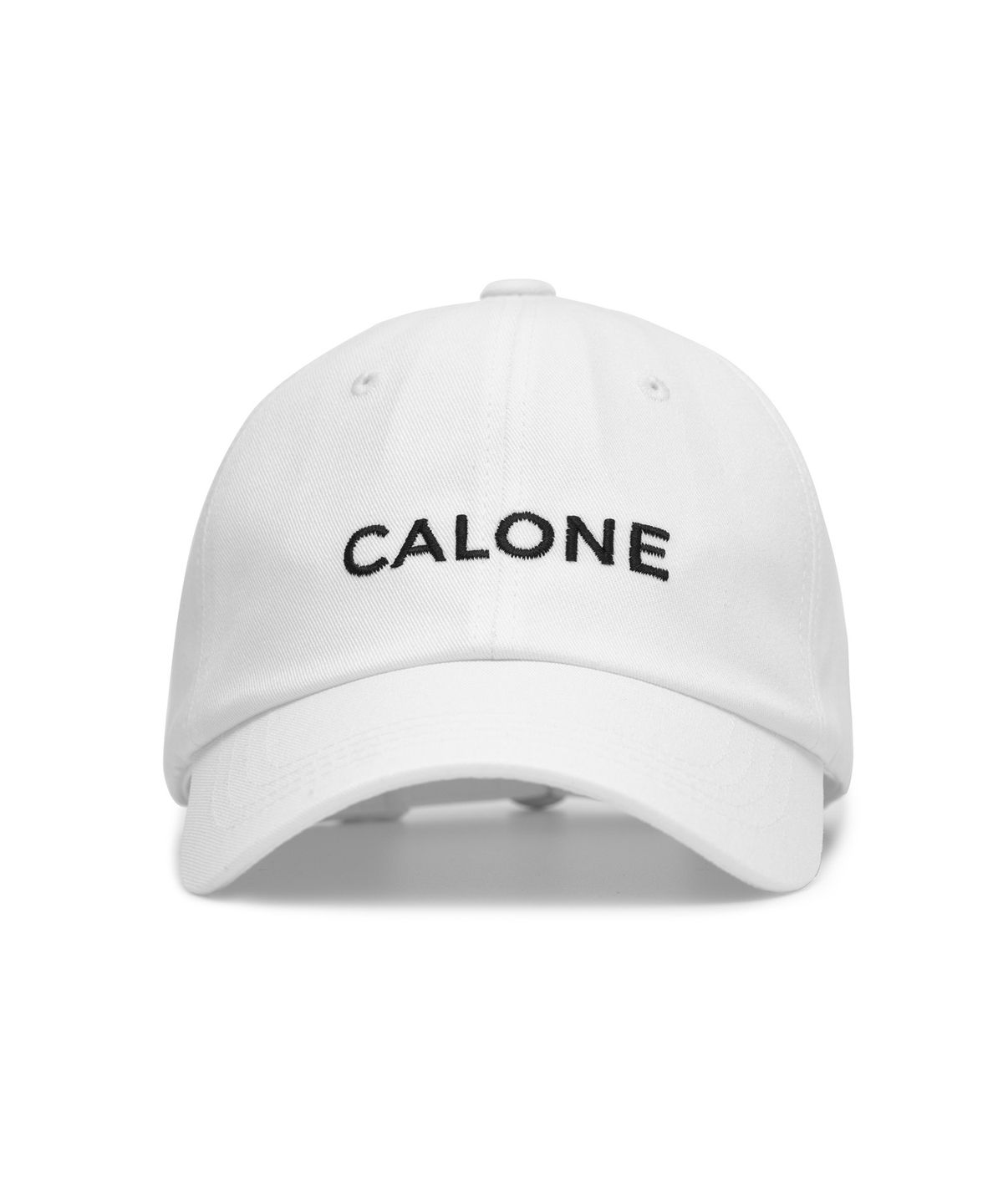 칼론(CALONE) 칼론 로고 코튼 볼캡 화이트
