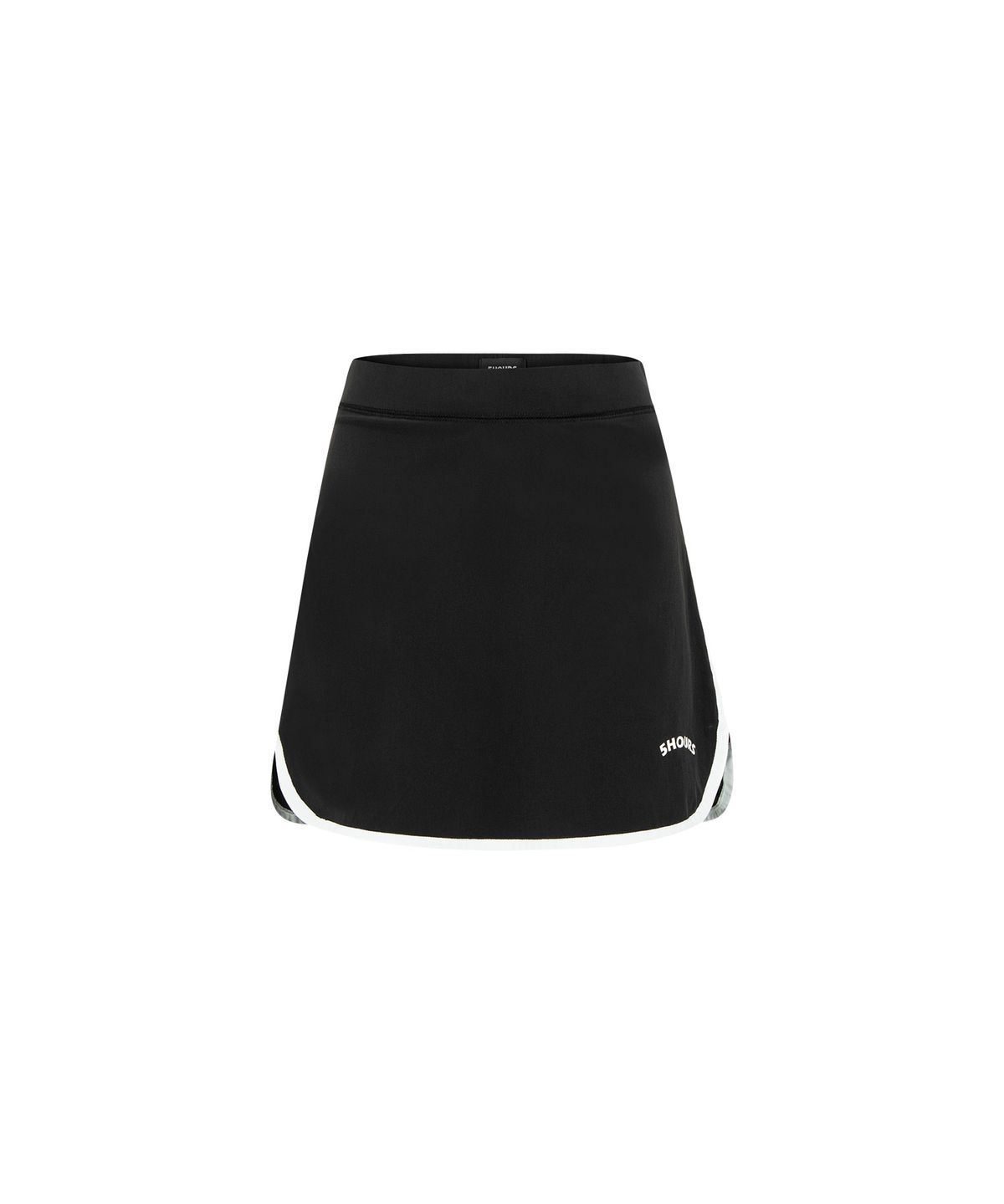 파이브아워스(5HOURS) FLEX TWO TONE 4-WAY SKORT_BLACK