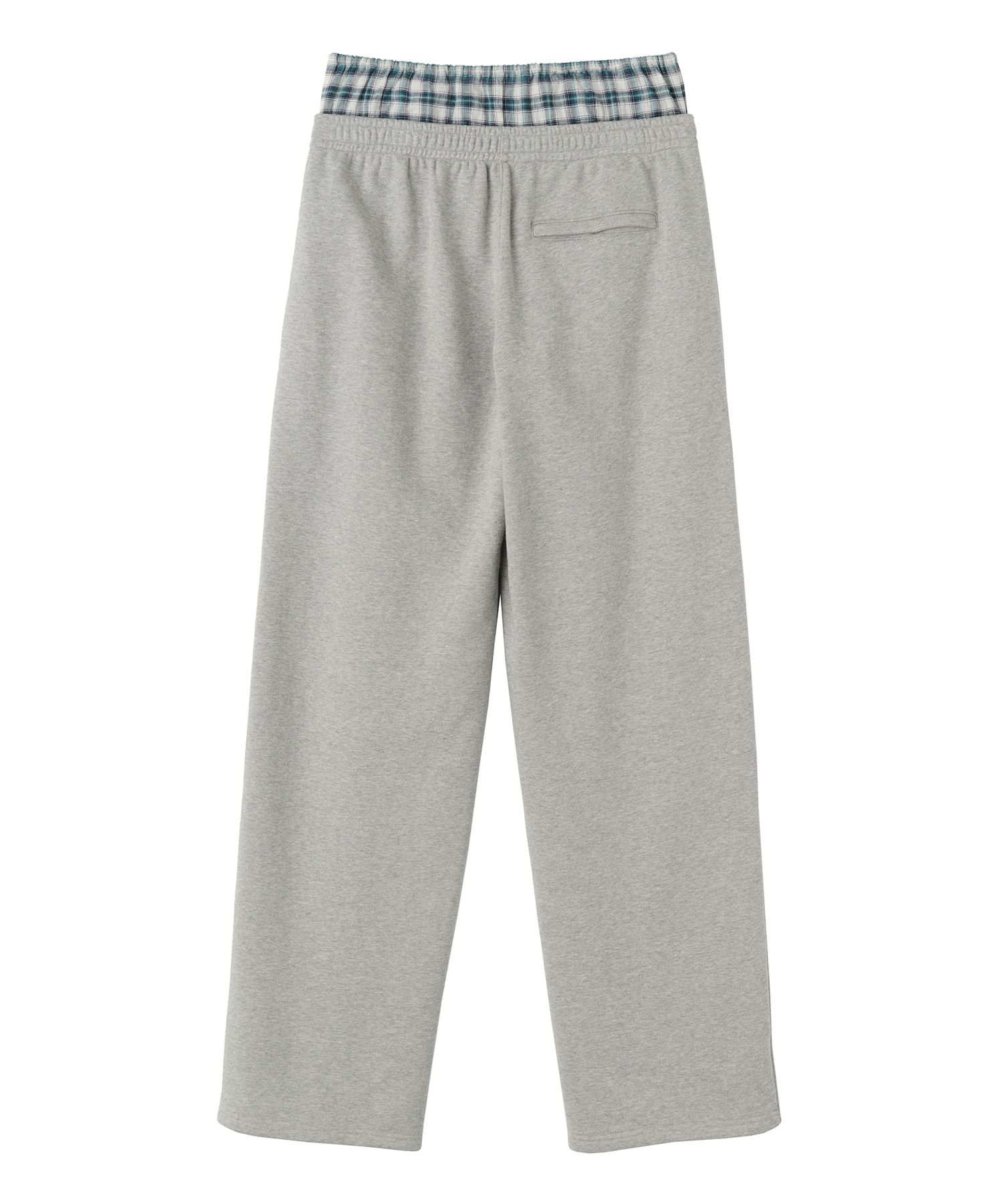 パンツ WOOALONG Brushed Signature relax wide pants GRAY WL234JLP09U MUSINSA公式 | SCULPTOR Boxer Layered Sweatpants Melange Gray