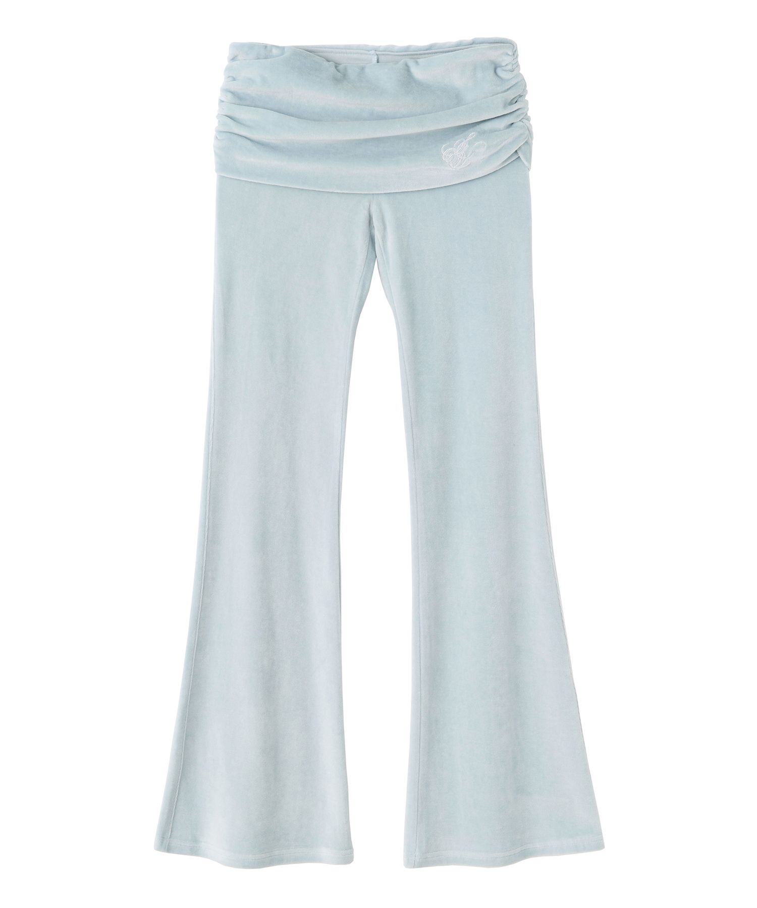 ★SCULPTOR★ Velour Shirring Lowrise Pants Baby Blue SC24S40 MUSINSA | SCULPTOR Velour Shirring Lowrise Pants Baby Blue