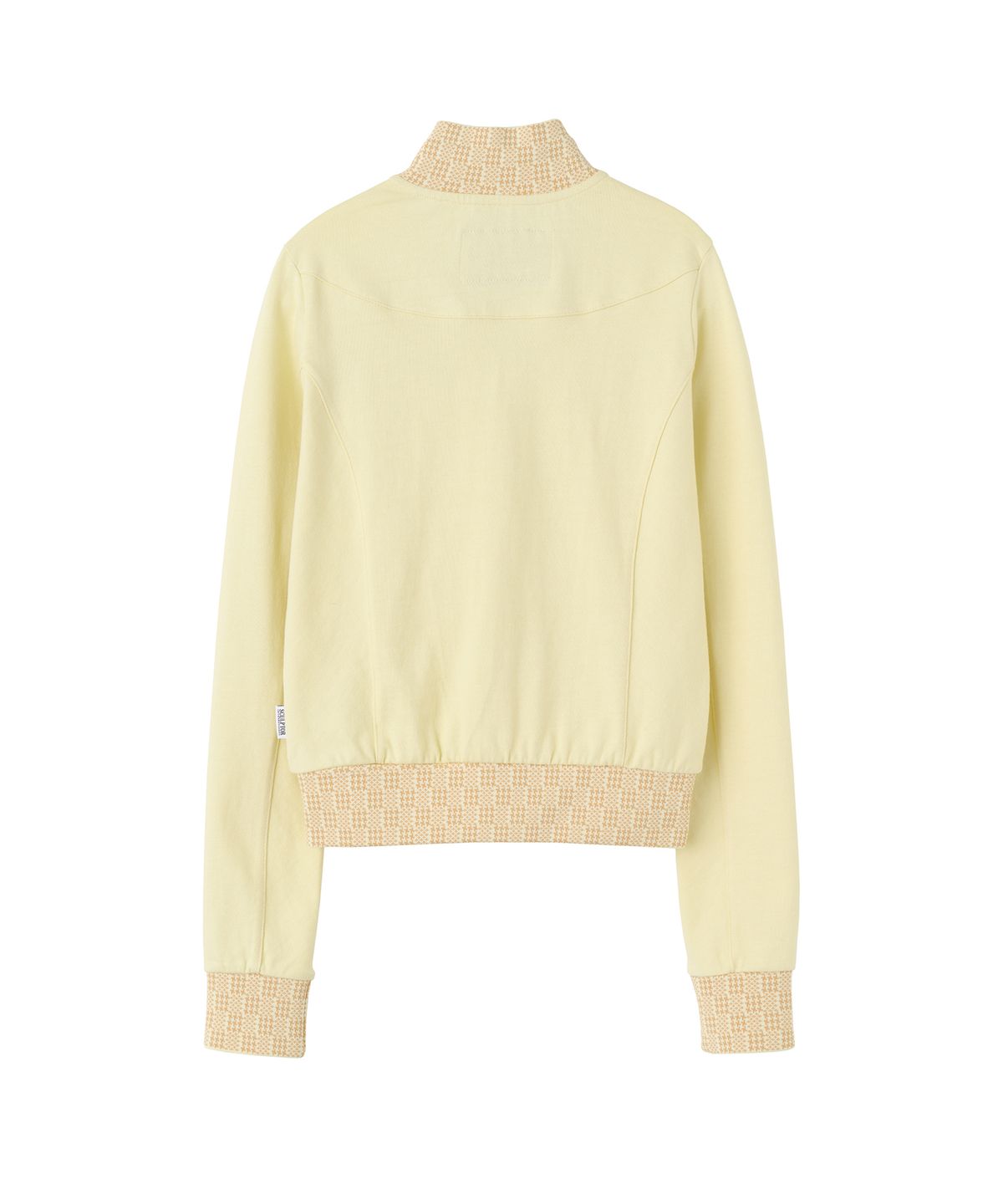 스컬프터(SCULPTOR) Heavenly Gingham Track Jacket Lemon Butter
