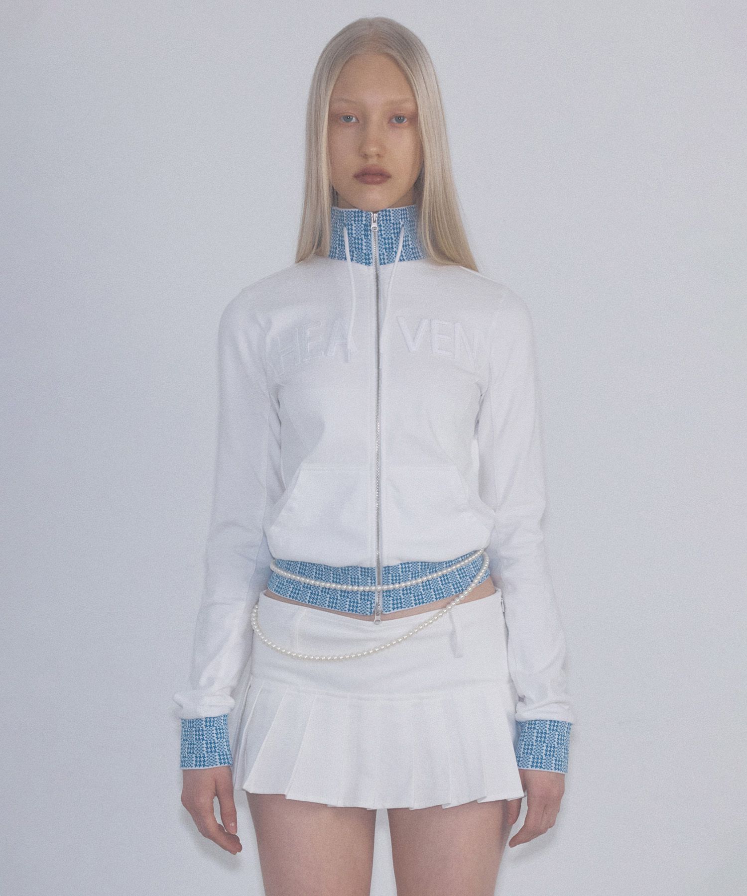 トップス SCULPTOR Heavenly Gingham Track Jacket MUSINSA | SCULPTOR Heavenly Gingham Track Jacket Baby Blue