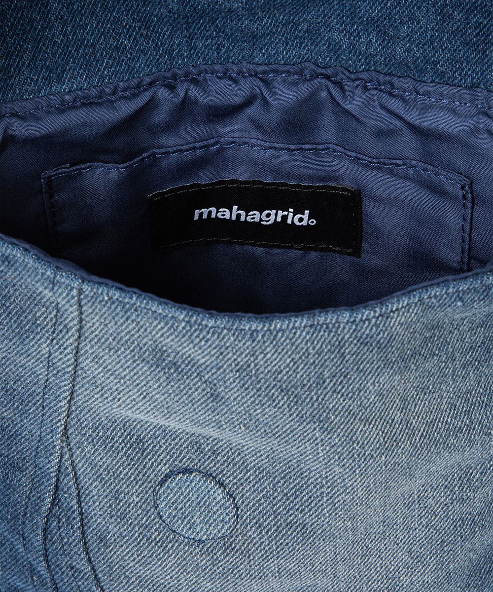 MUSINSA | MAHAGRID DENIM CROSS BAG BLUE(MG2ESMAB51A)