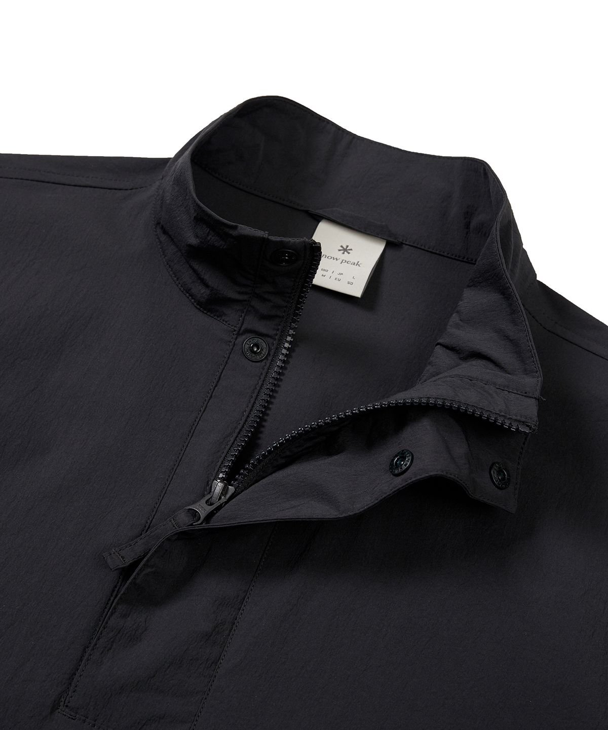 스노우피크 어패럴(SNOWPEAK APPAREL) 루트 스탠드넥 아노락 Dark Charcoal (S24MMRAN60)
