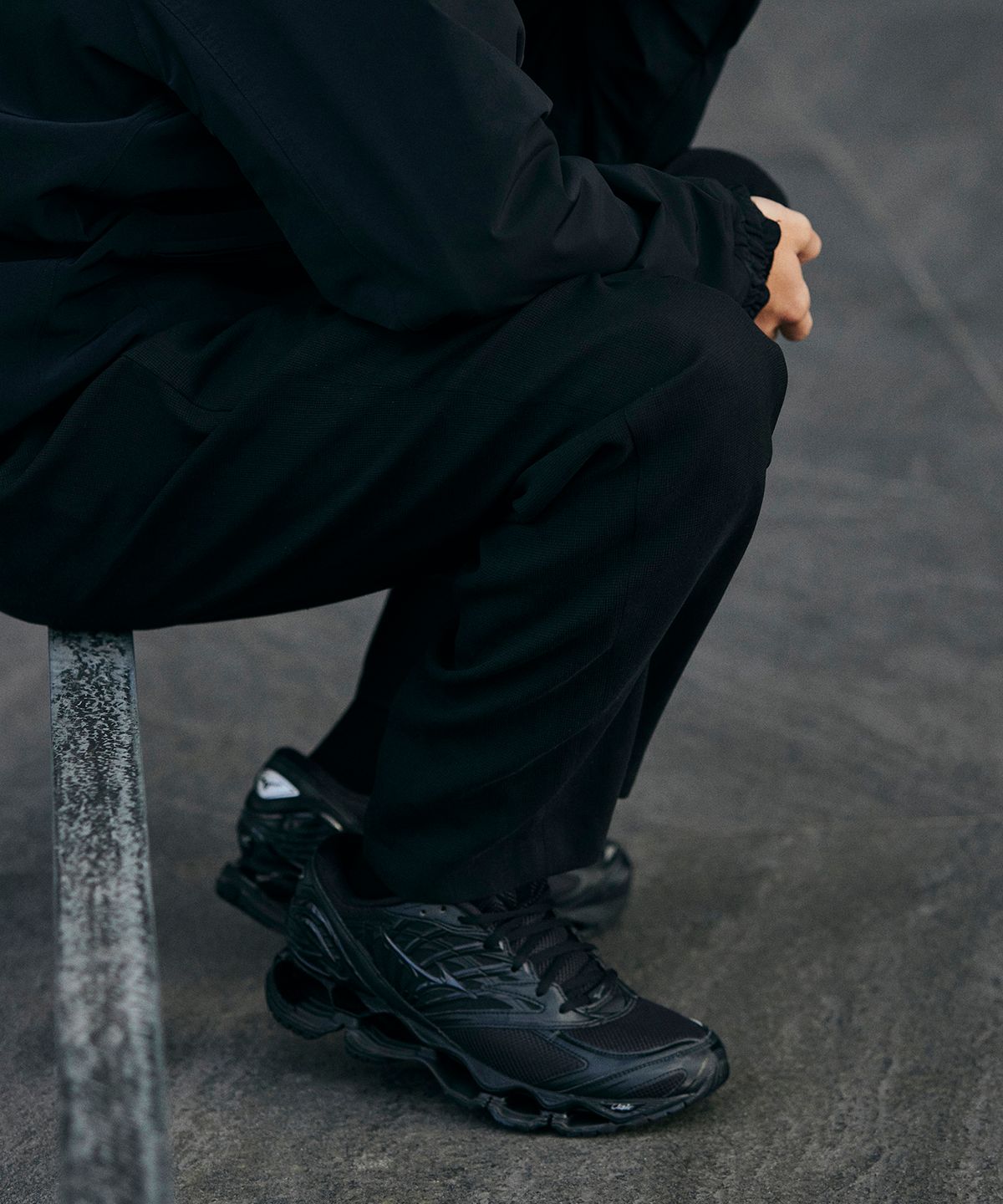 미즈노(MIZUNO) (공용) 웨이브 프로페시 LS - 블랙:블랙 / D1GA333701