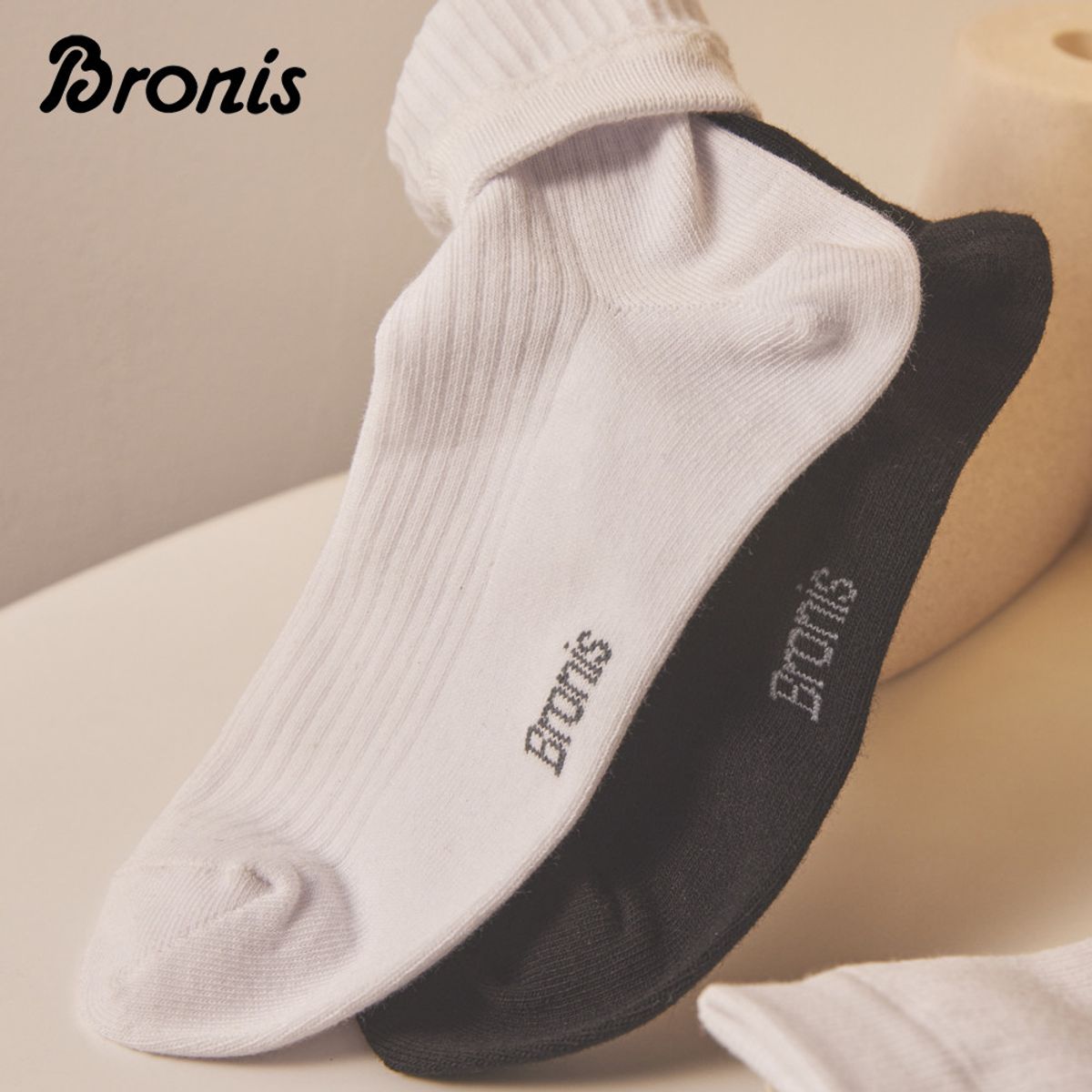 브로니스(BRONIS) [PACK] 여성 데일리 삭스 8켤레