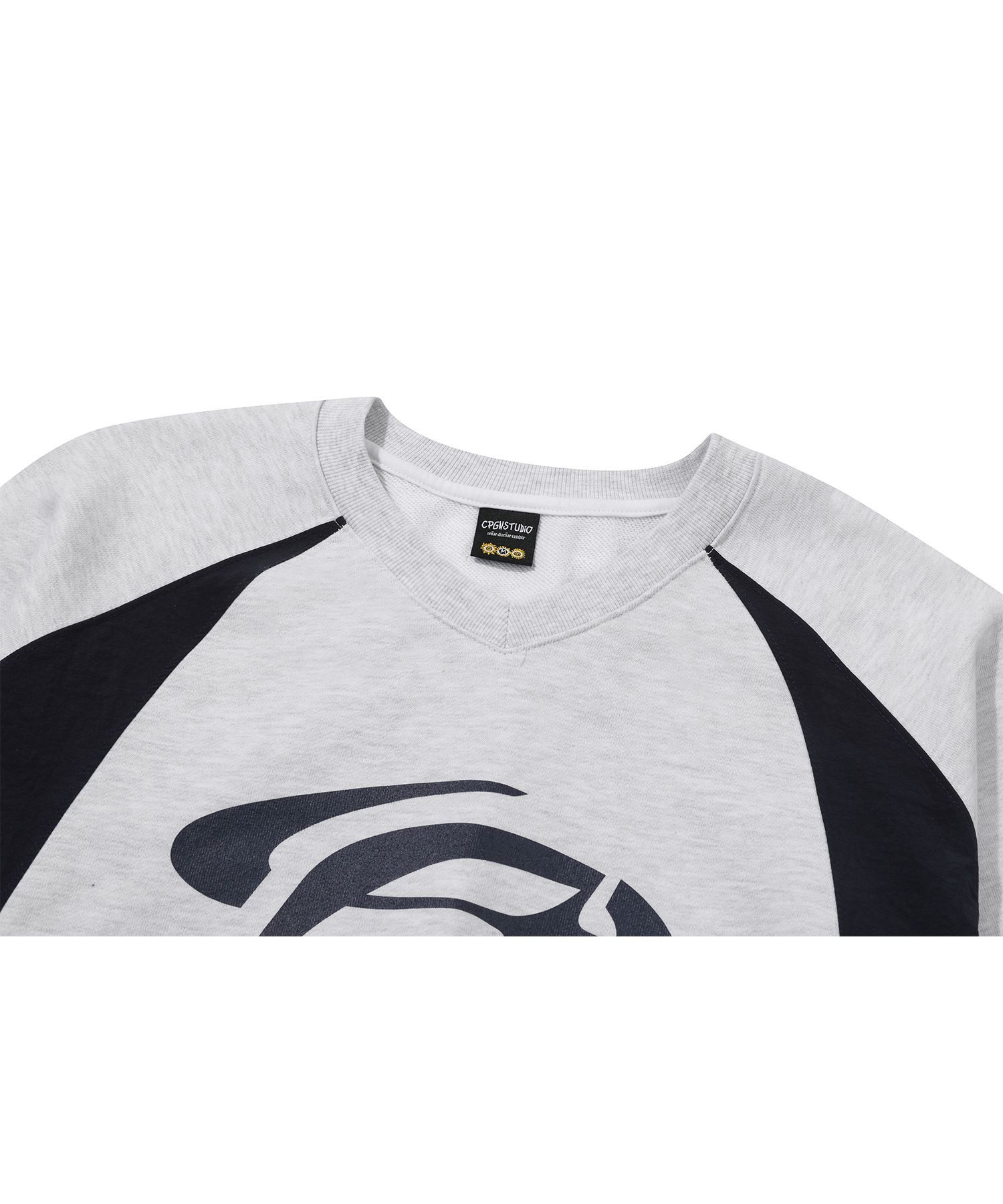 【CPGN STUDIO】24SS★ Schema Raglan Incision Sweatshirt MUSINSA | CPGN STUDIO Schema raglan cut sweatshirt melange white