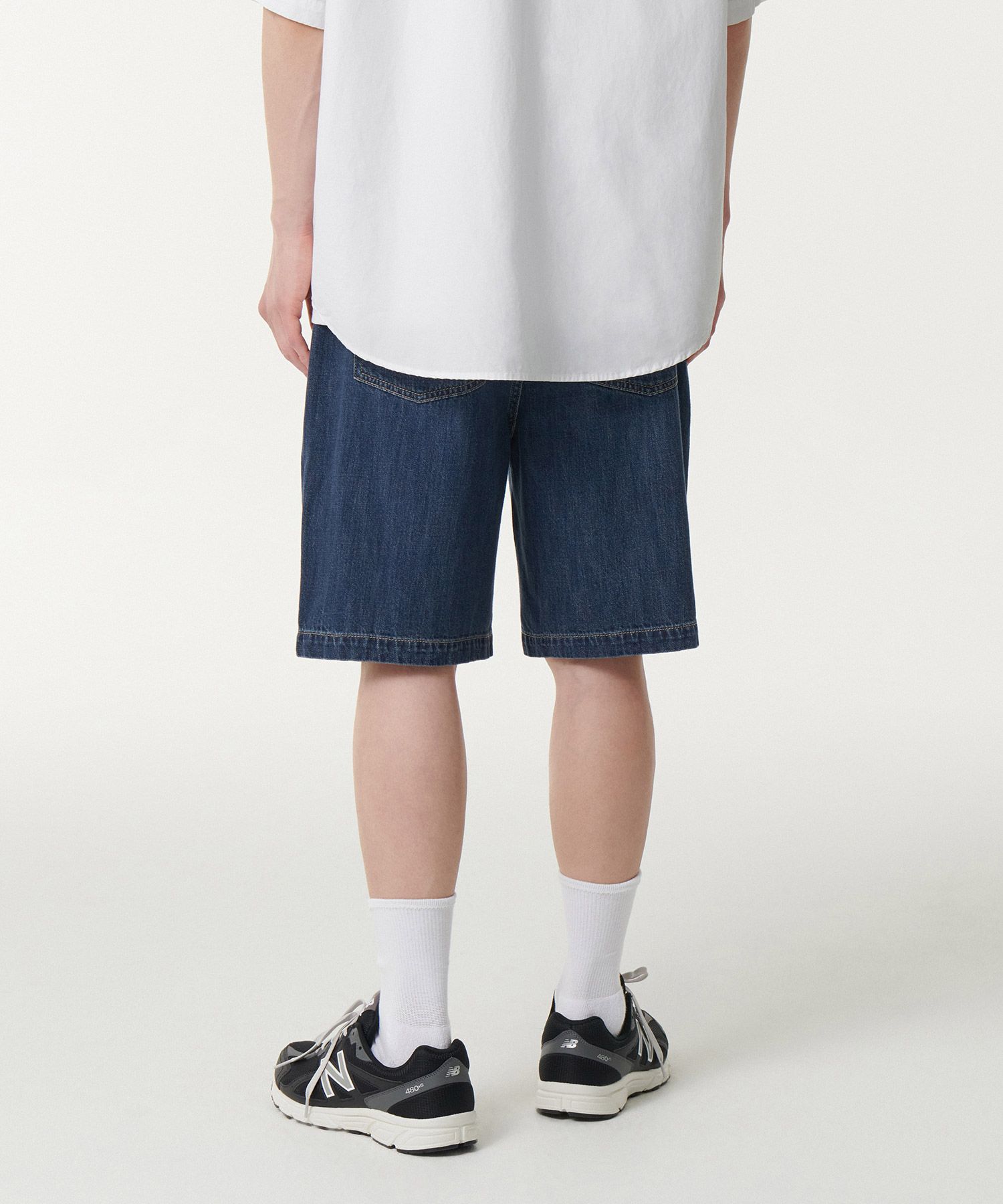 ★MUSINSA STANDARD★ Linen-like one-tuck wide banding denim MUSINSA | MUSINSA STANDARD Linen-like one-tuck wide banding