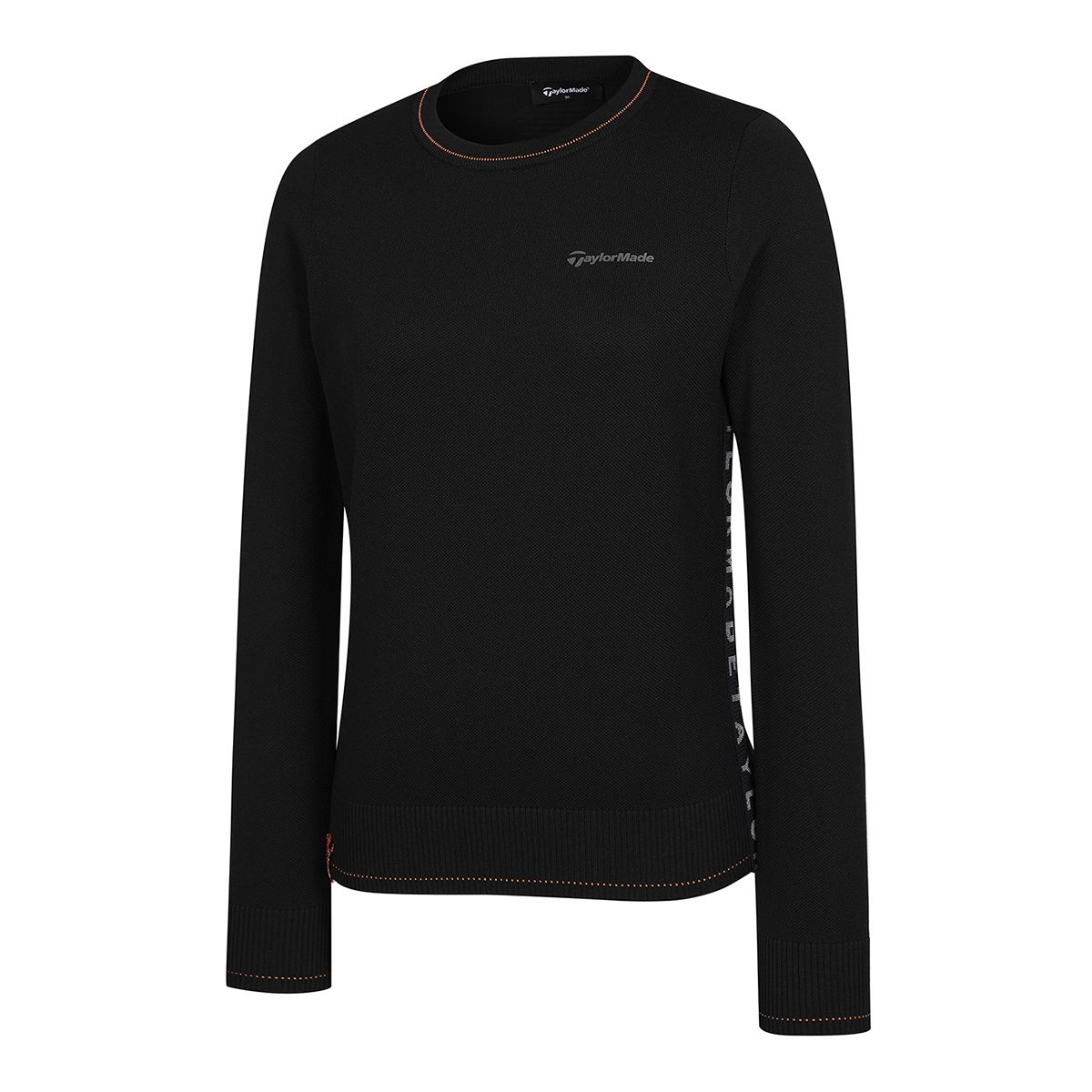 테일러메이드 어패럴(TAYLORMADE APPAREL) 여성 로고 테잎 라운드 니트 TSN-51HG21-199