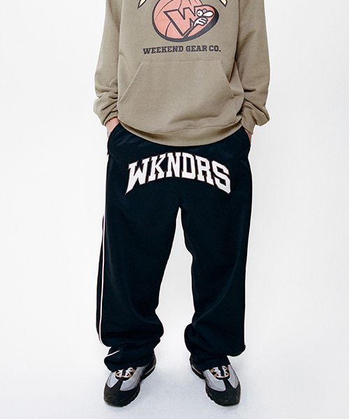 ★2025SS新作★WKNDRS★COURT TRACK PANTS MUSINSA | WKNDRS COURT TRACK PANTS (BLACK)