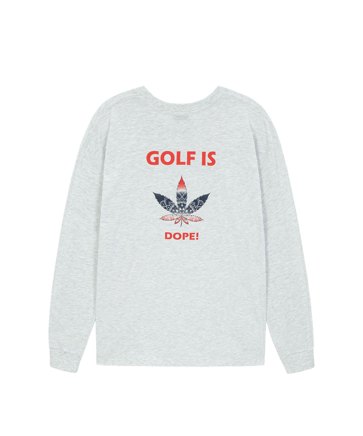 파이브아워스(5HOURS) DOPE LONG T-SHIRTS_WHITE/MELANGE