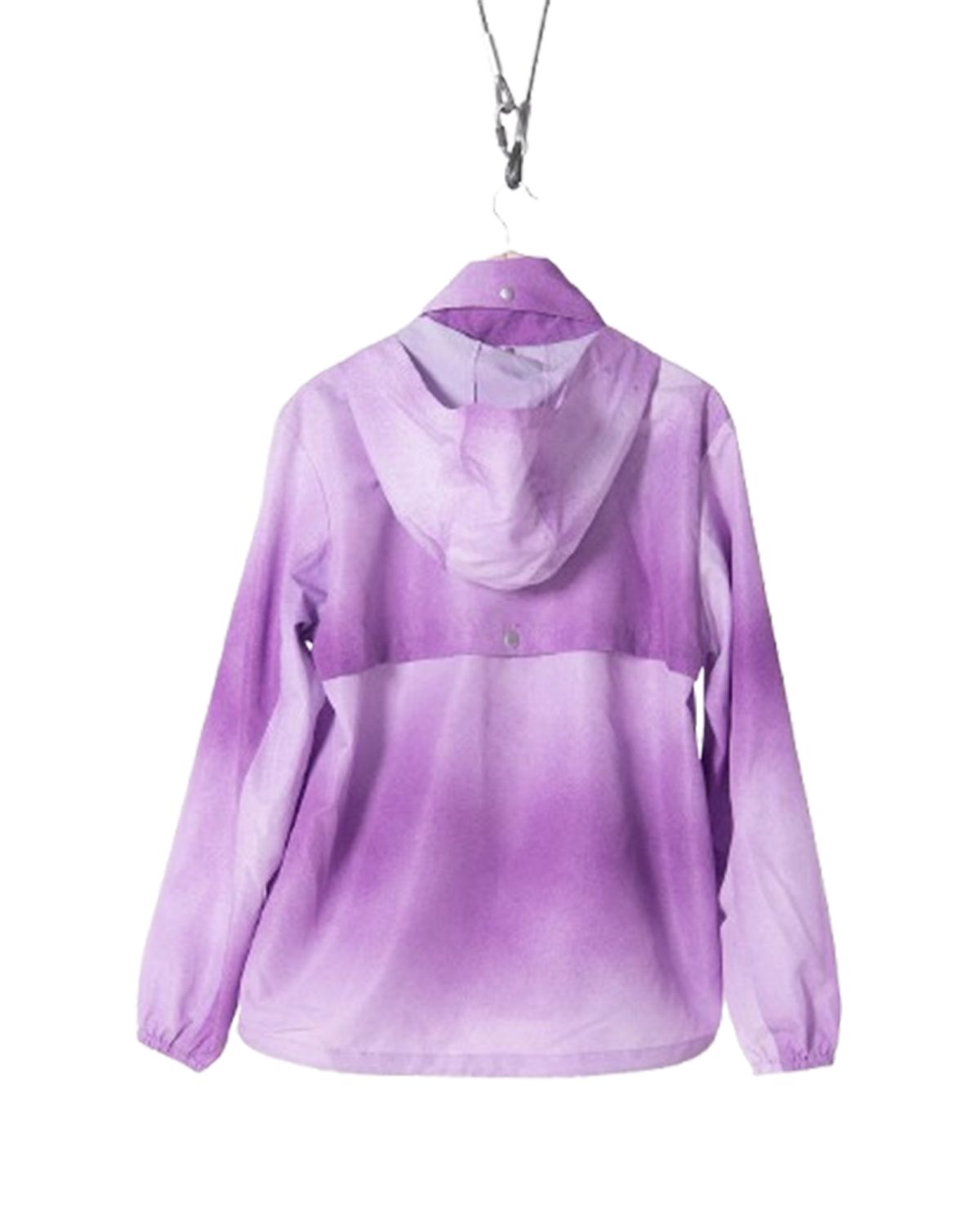 더뮤지엄비지터(THEMUSEUMVISITOR) SPRAYED PRINTED WINDBREAKER (PURPLE)