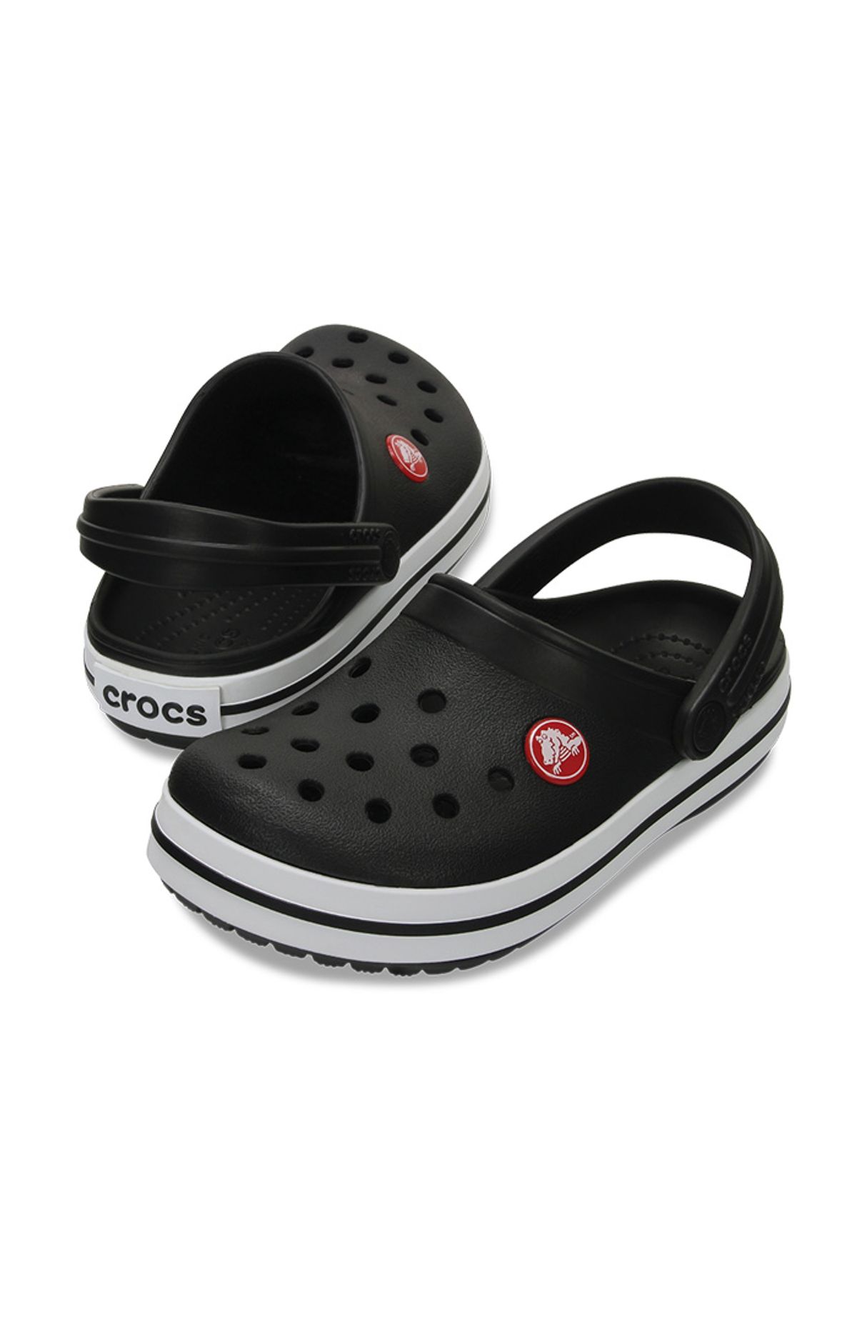 크록스키즈(CROCS KIDS) 유아 크록밴드 클로그 BK (24SKCL207005)