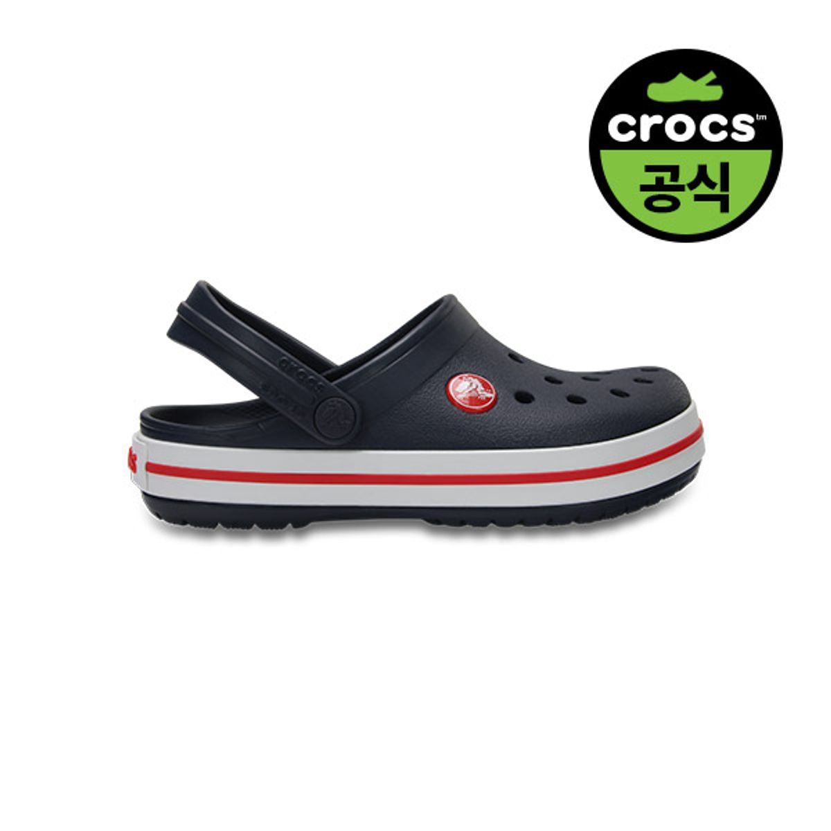 크록스키즈(CROCS KIDS) 유아 크록밴드 클로그 NVR (24SKCL207005)