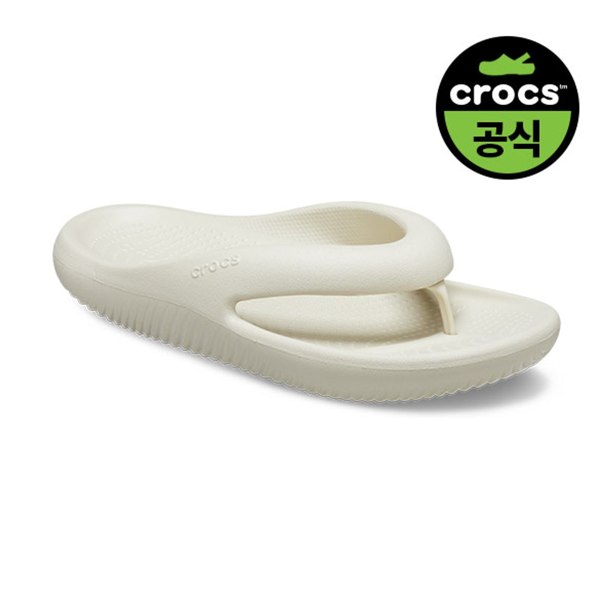 크록스(CROCS) 공용 멜로우 리커버리 플립 BONE (24SUSD208437)