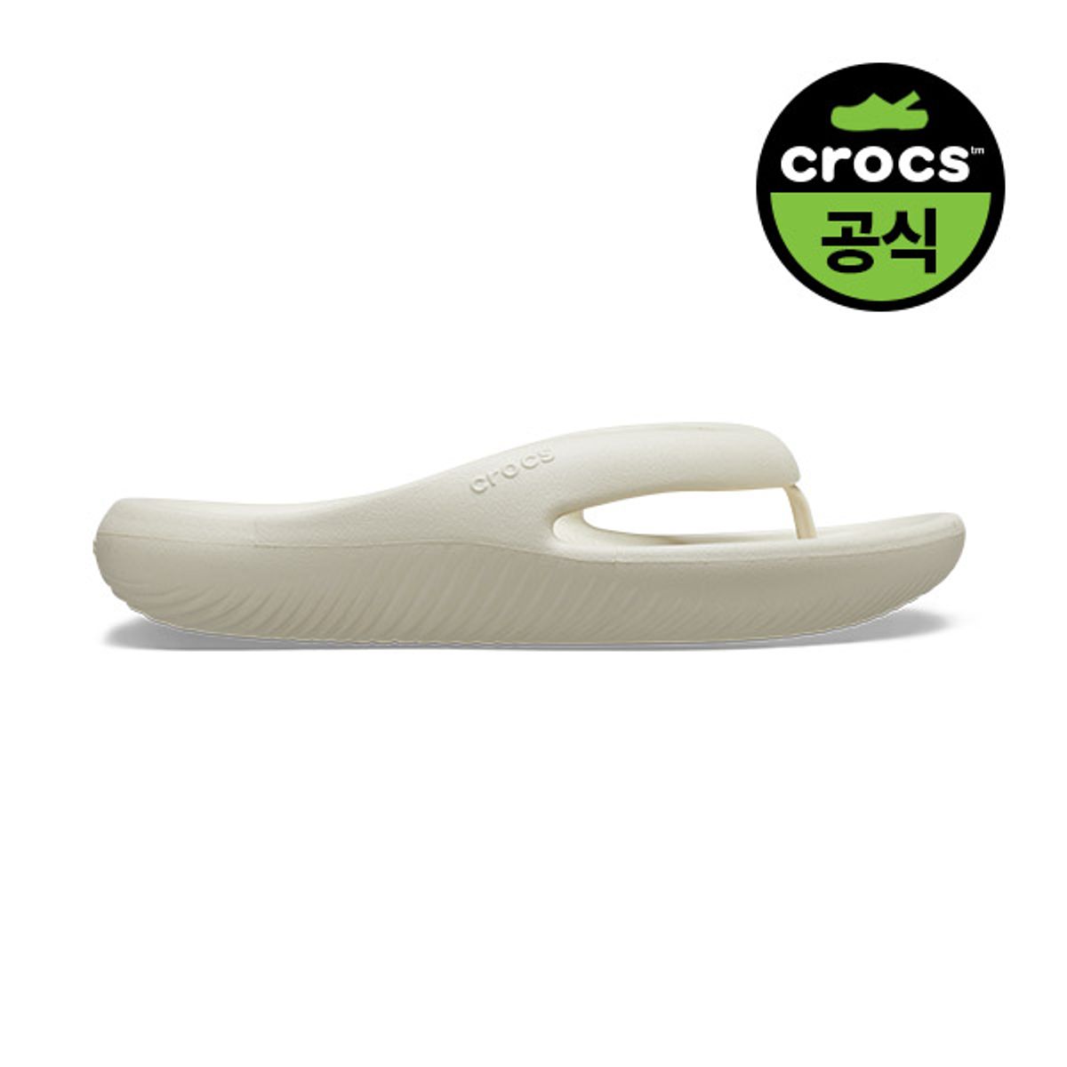 크록스(CROCS) 공용 멜로우 리커버리 플립 BONE (24SUSD208437)