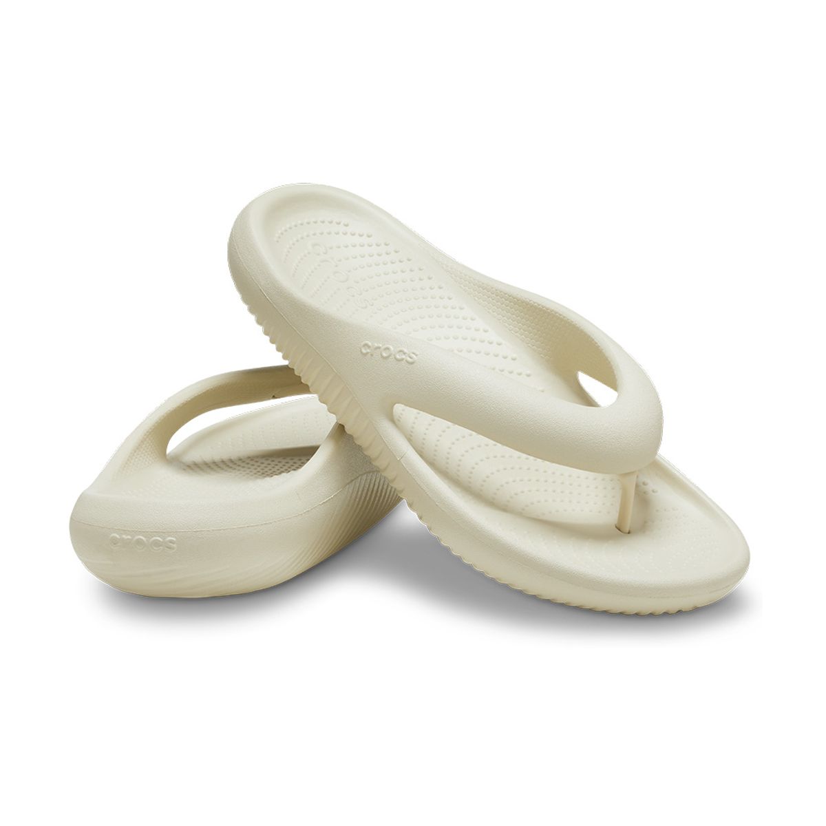 크록스(CROCS) 공용 멜로우 리커버리 플립 BONE (24SUSD208437)