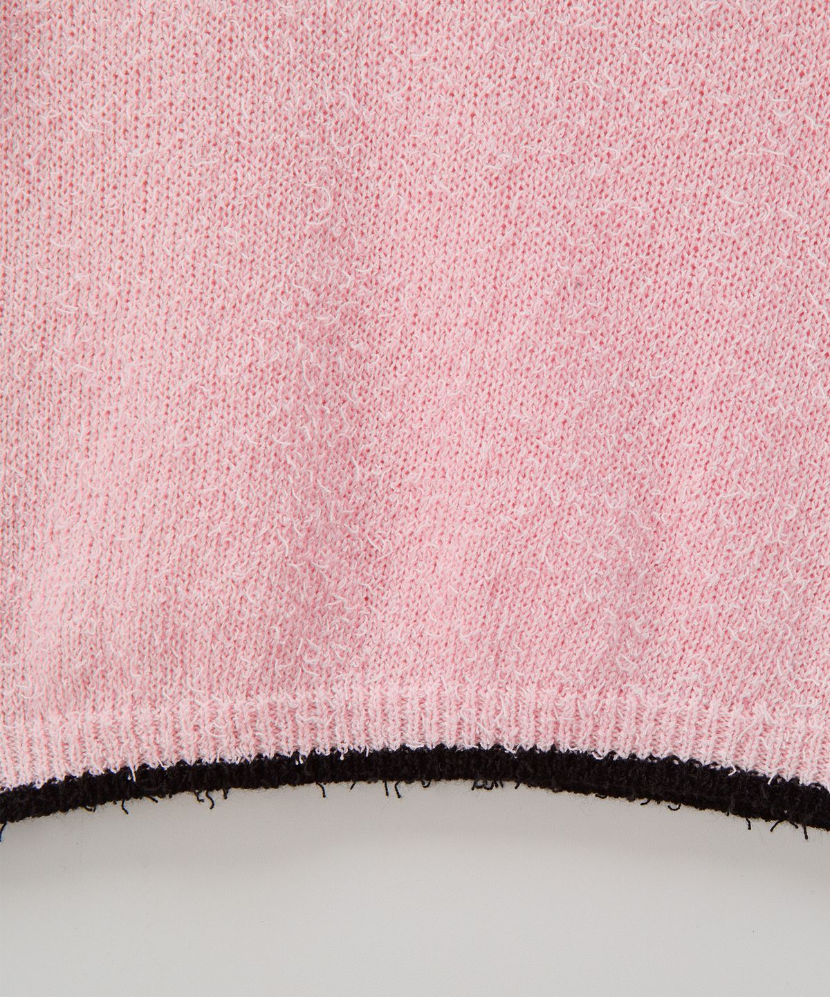살롱 드 욘(SALON DE YOHN) Ribbon Point Knit Top_ Pink