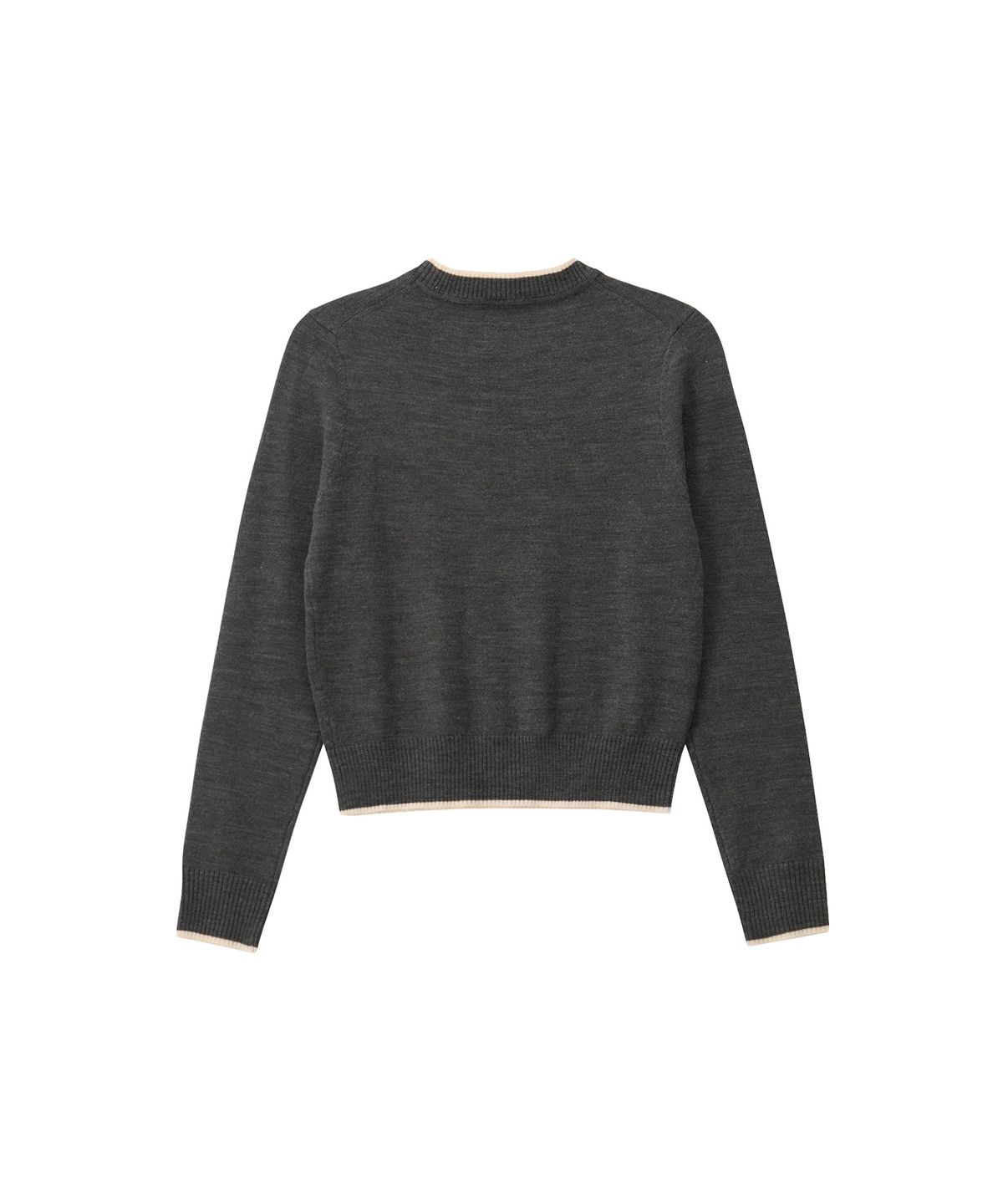 살롱 드 욘(SALON DE YOHN) Logo Basic Knit_ Gray