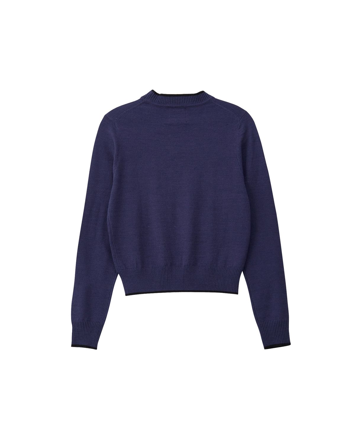 살롱 드 욘(SALON DE YOHN) Logo Basic Knit_ Navy