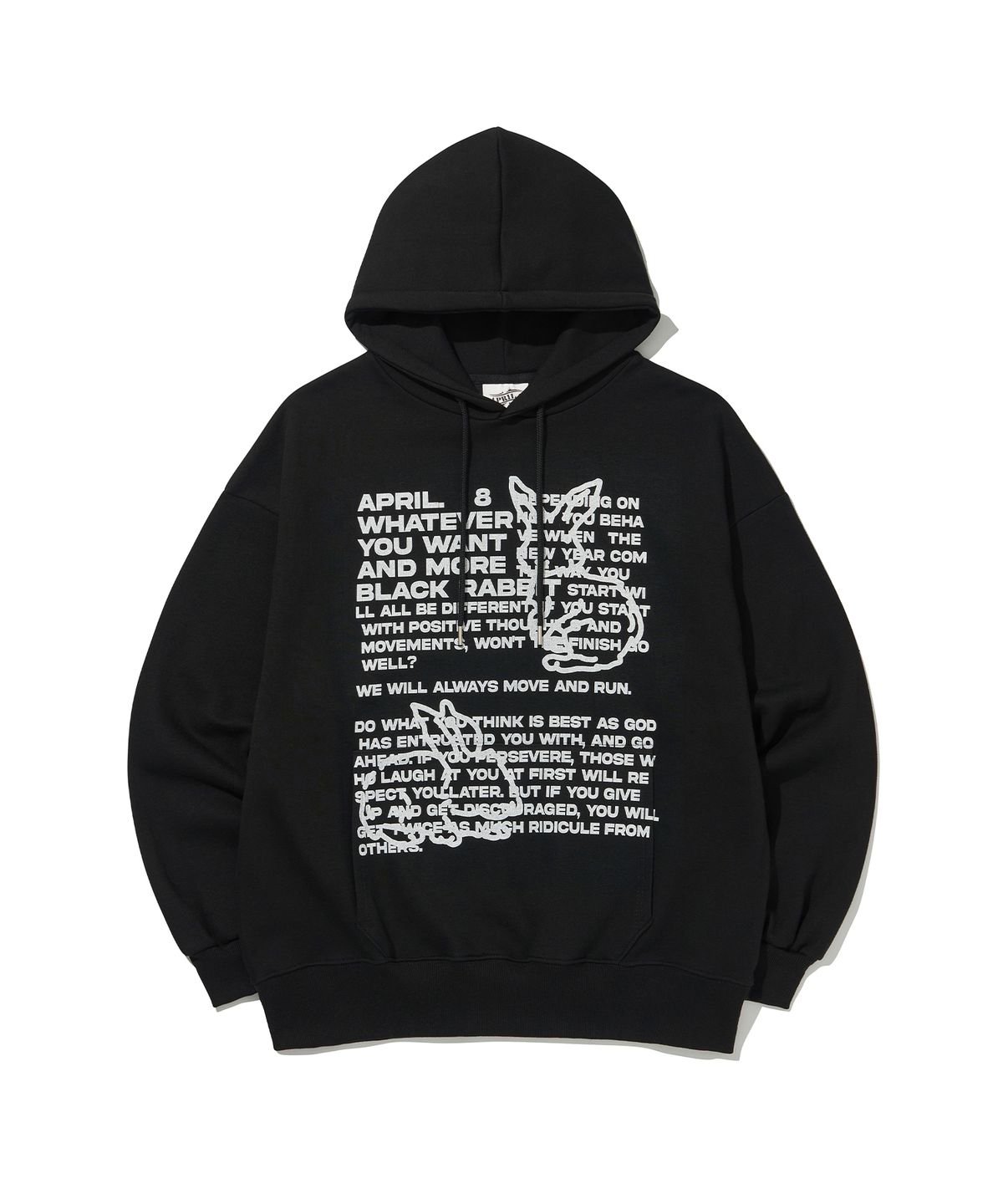 에노시(ENOSI) BLACK RABBIT HOODIE [4Color]
