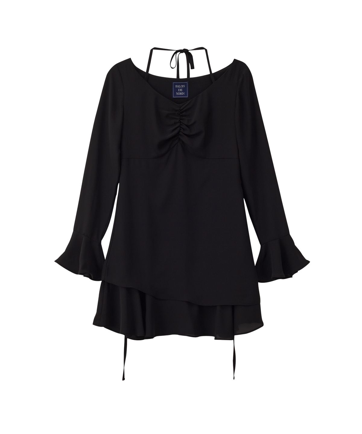 살롱 드 욘(SALON DE YOHN) Ballet Mini Dress_ Black