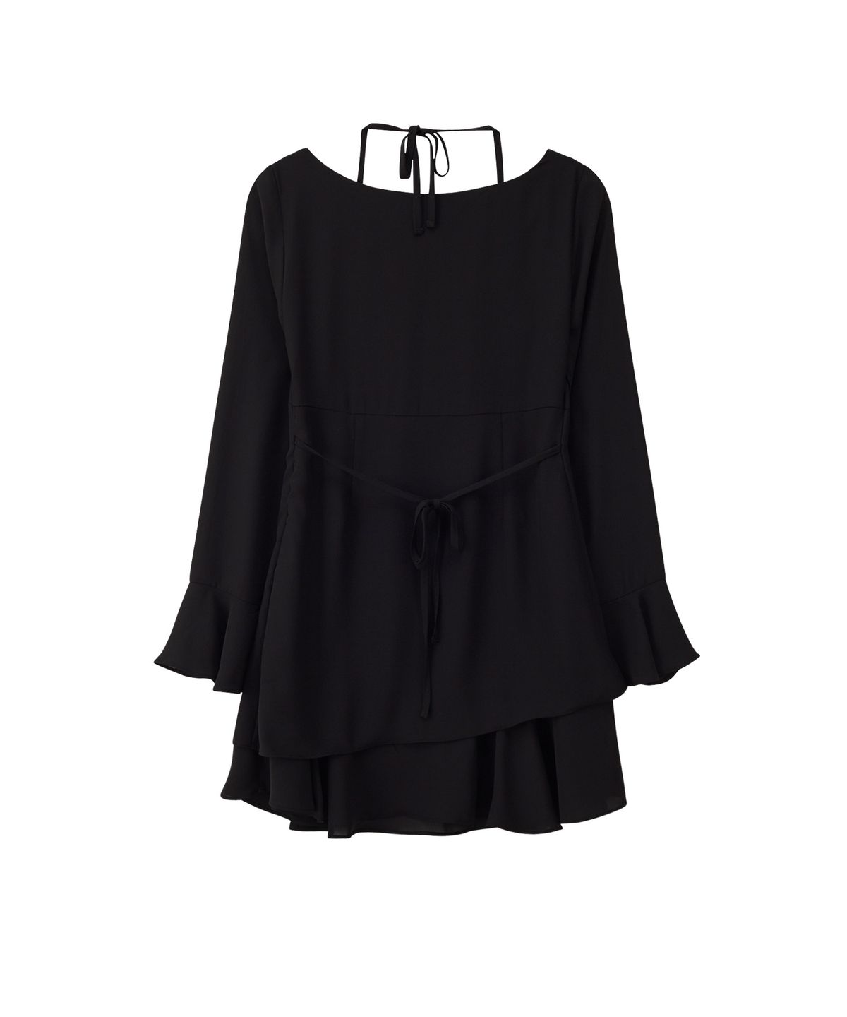 살롱 드 욘(SALON DE YOHN) Ballet Mini Dress_ Black