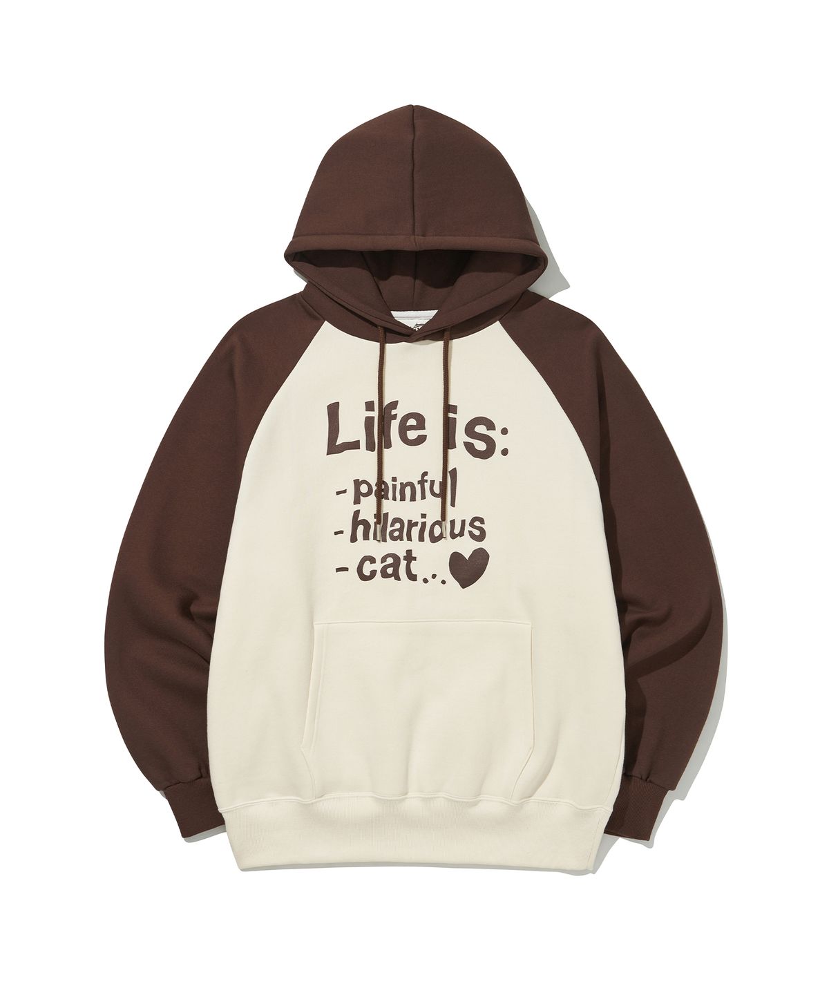 에노시(ENOSI) Life is RAGLAN HOODIE [4Color]