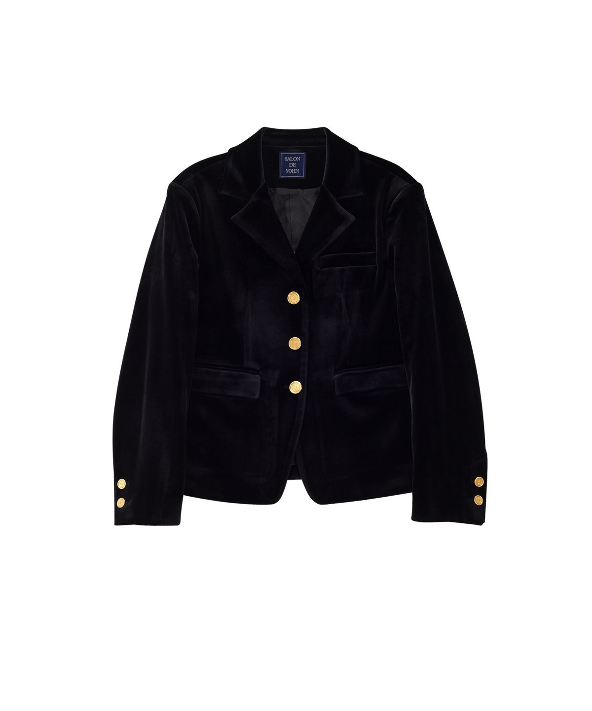 살롱 드 욘(SALON DE YOHN) Classic Velvet Collar Jacket