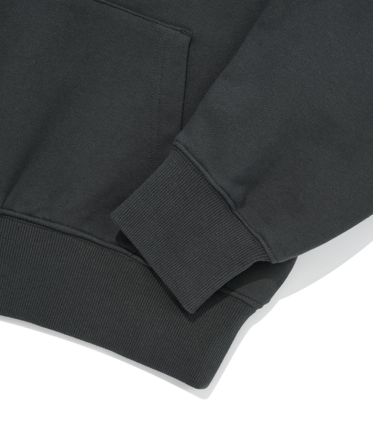 피지컬 디파트먼트(PHYSICAL DEPARTMENT) P-ACTIVE CROP HOODIE DARK CHARCOAL