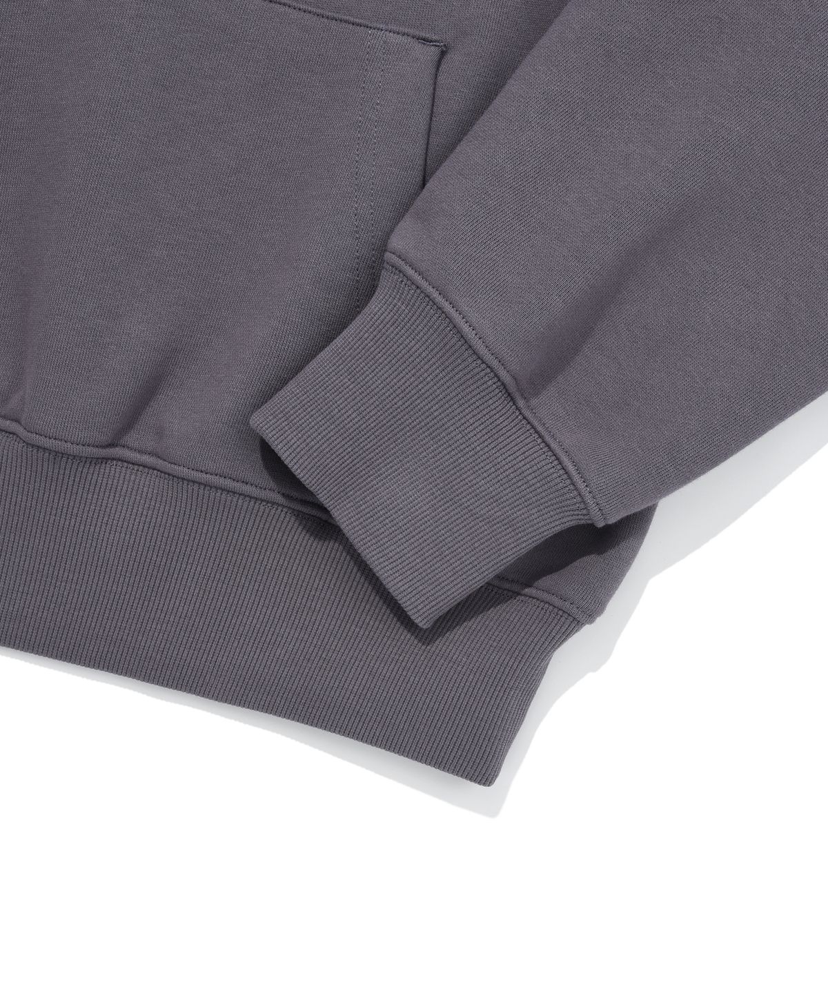 피지컬 디파트먼트(PHYSICAL DEPARTMENT) P-ACTIVE CROP HOODIE PURPLE CHARCOAL