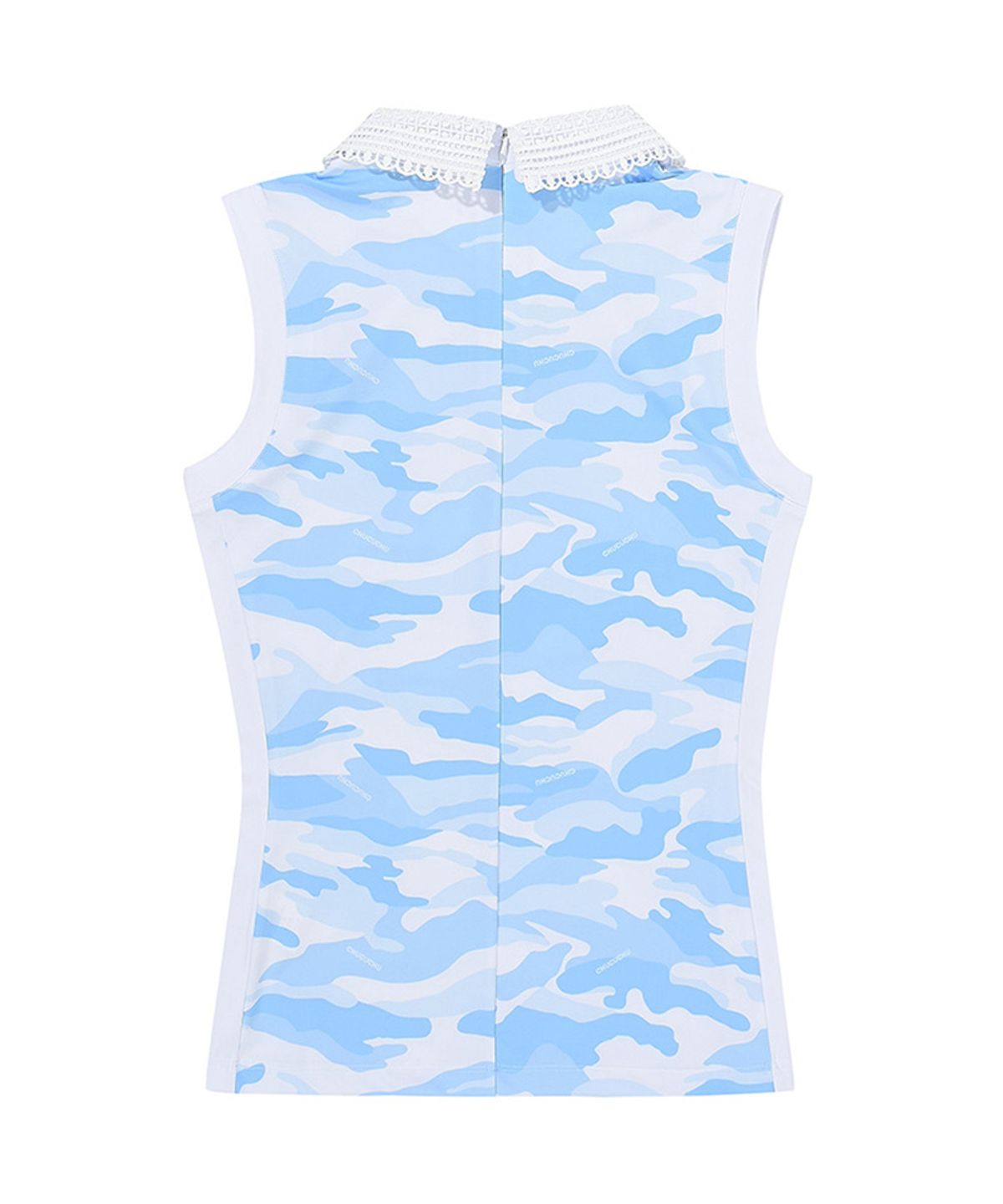 츄쿠츄(CHUCUCHU) C23M-TS014W카모 레이스 탑 (Blue)