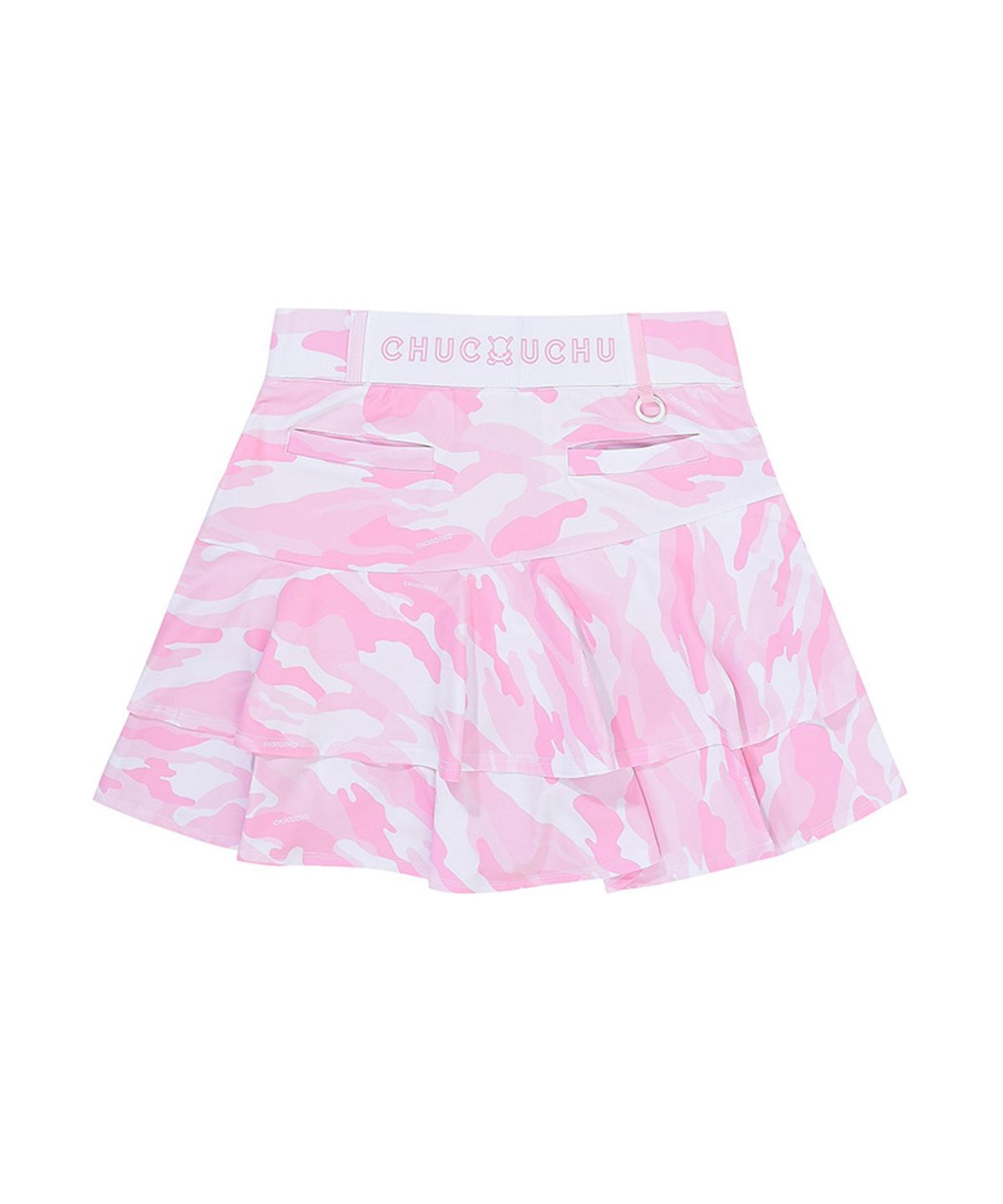 츄쿠츄(CHUCUCHU) C23M-SK003W카모 더블 스커트 (Pink)